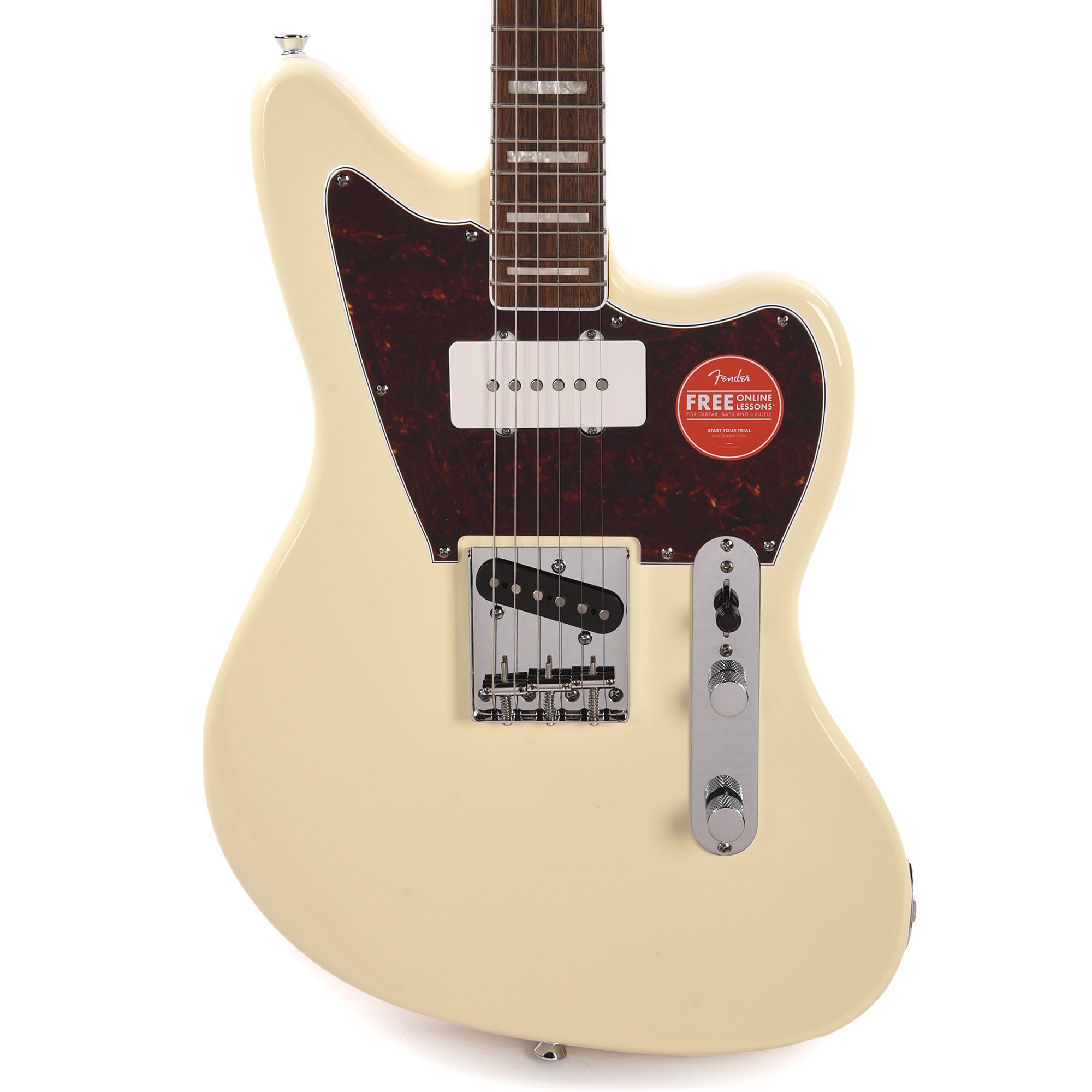 Squier Limited Edition Paranormal Offset Telecaster SJ Olympic White