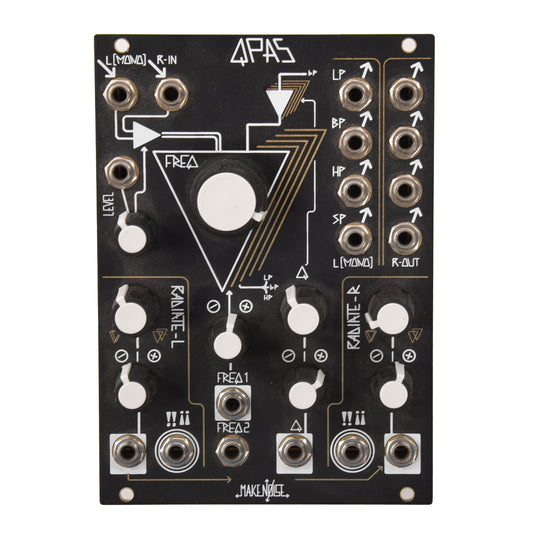 Make Noise QPAS Quad Core Stereo Filter Eurorack Module