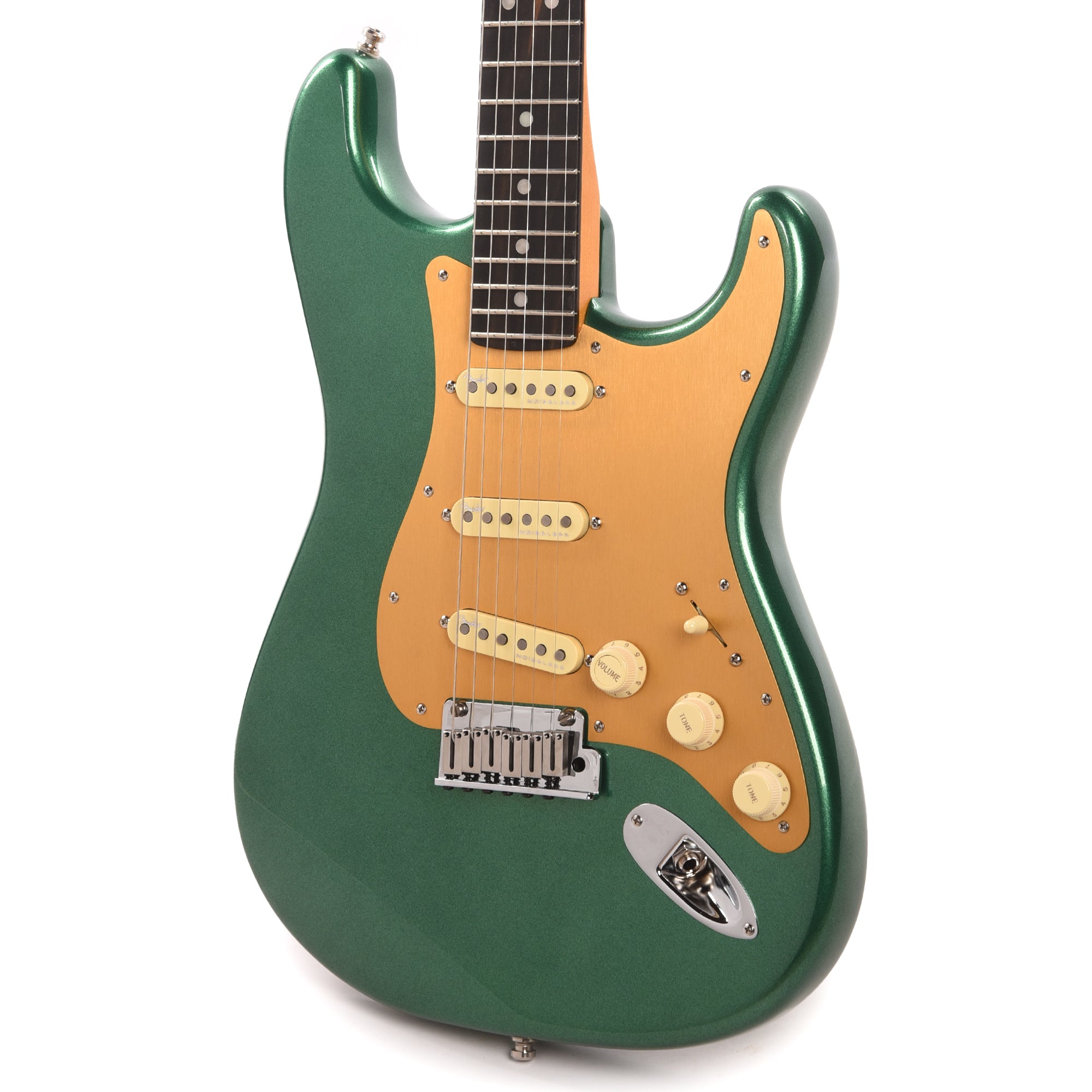 Fender American Ultra Stratocaster Mystic Pine & Anodized Gold Pickguard