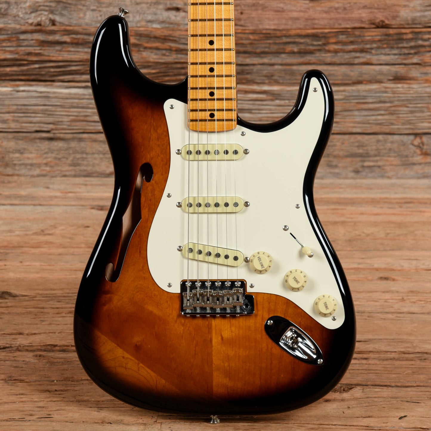 Fender Eric Johnson Thinline Stratocaster Sunburst 2018