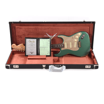 Fender Custom Shop LTD Roasted Big Head Stratocaster Relic Faded Aged Sherwood Metallic