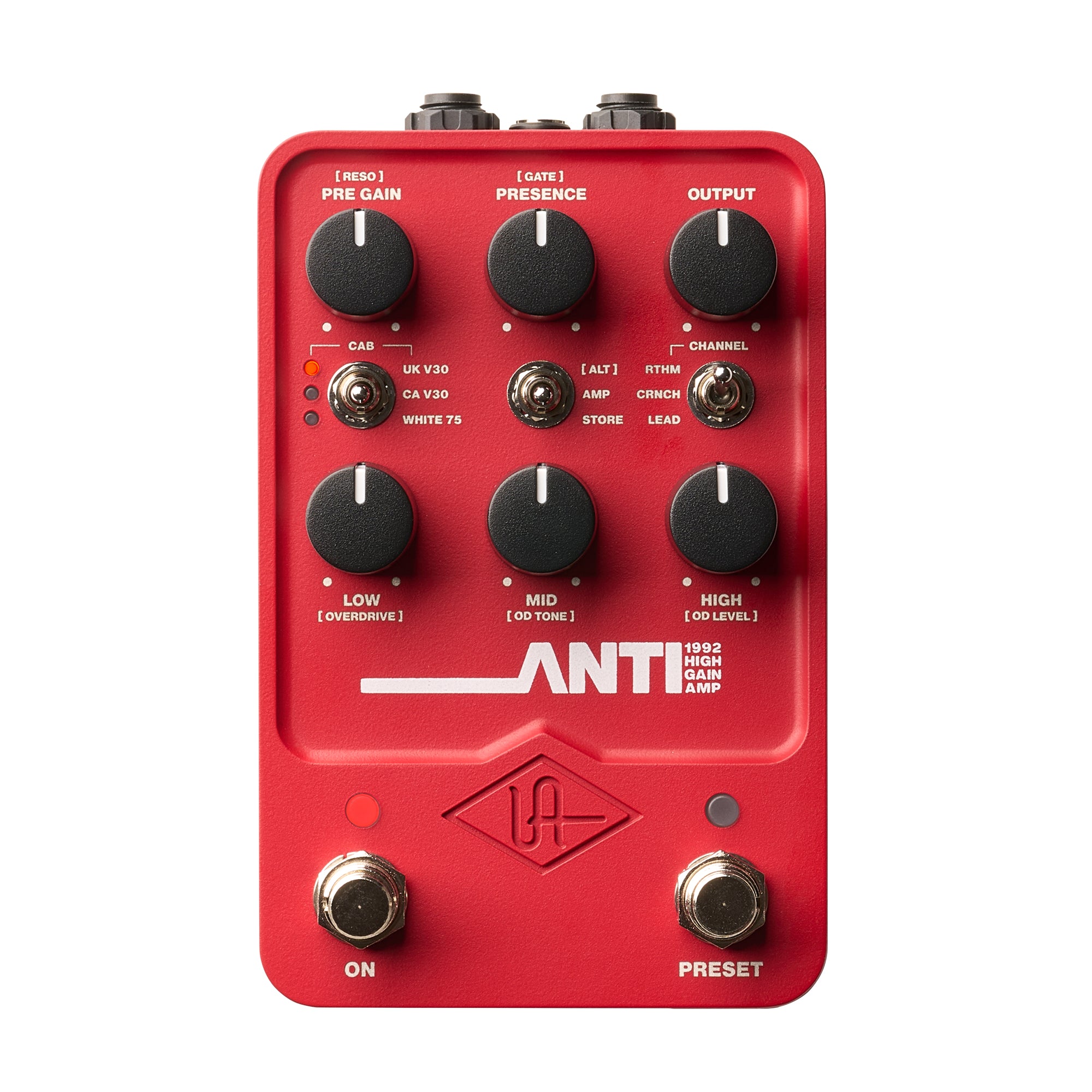 Universal Audio ANTI 1992 High Gain Guitar Amp Pedal