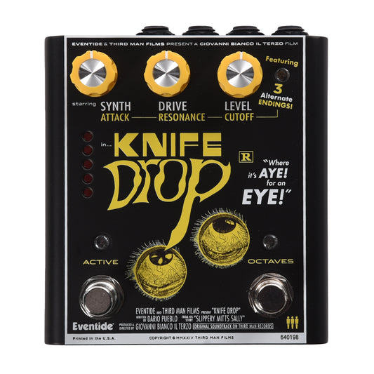 Third Man Hardware & Eventide Knife Drop Fuzz/Synth Pedal