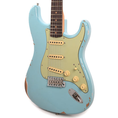 Fender Custom Shop Late '62 Stratocaster Relic w/Closet Classic Faded Aged Daphne Blue