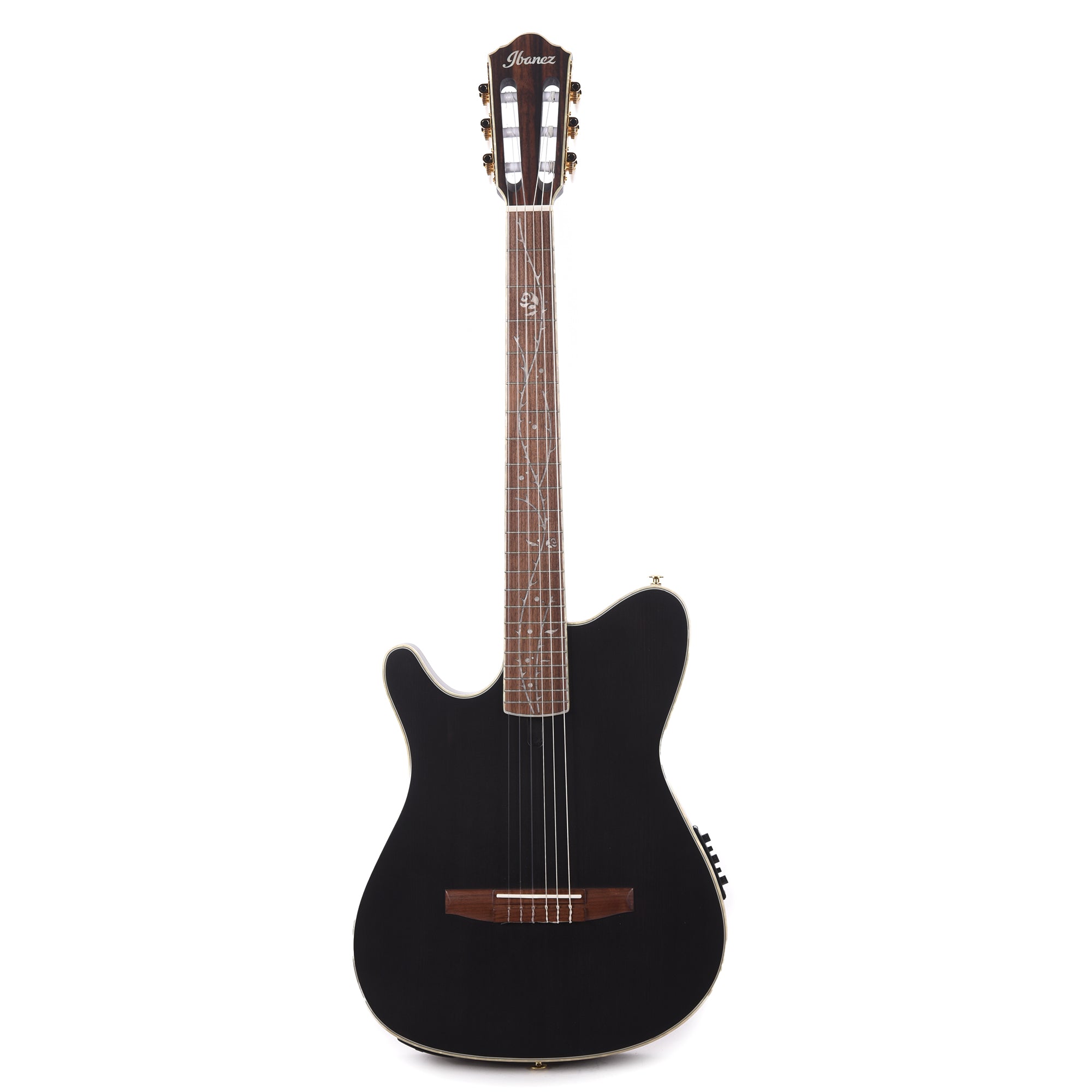 Ibanez TOD10LNTKF Tim Henson Signature Acoustic Electric Guitar Transparent Black Flat Left Handed