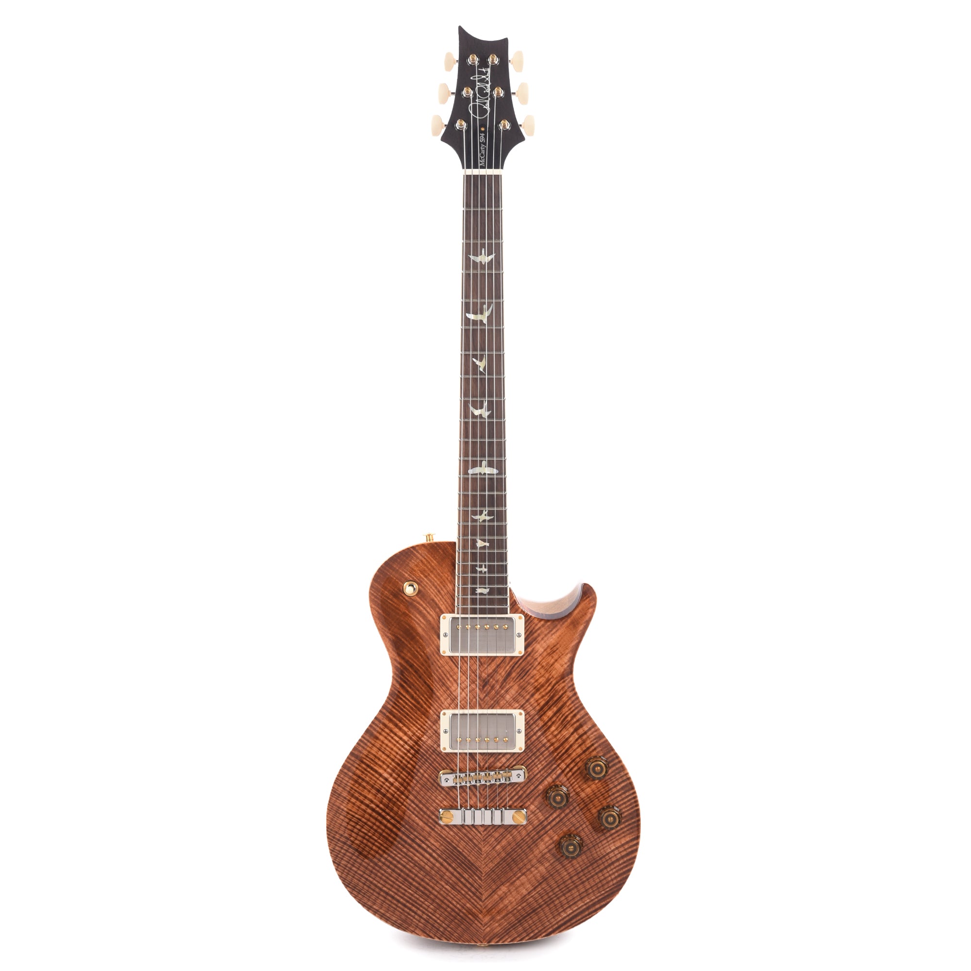 PRS Wood Library McCarty 594 Singlecut 10-Top Flame Copperhead w/Korina Body/Neck & Brazilian Rosewood Fingerboard