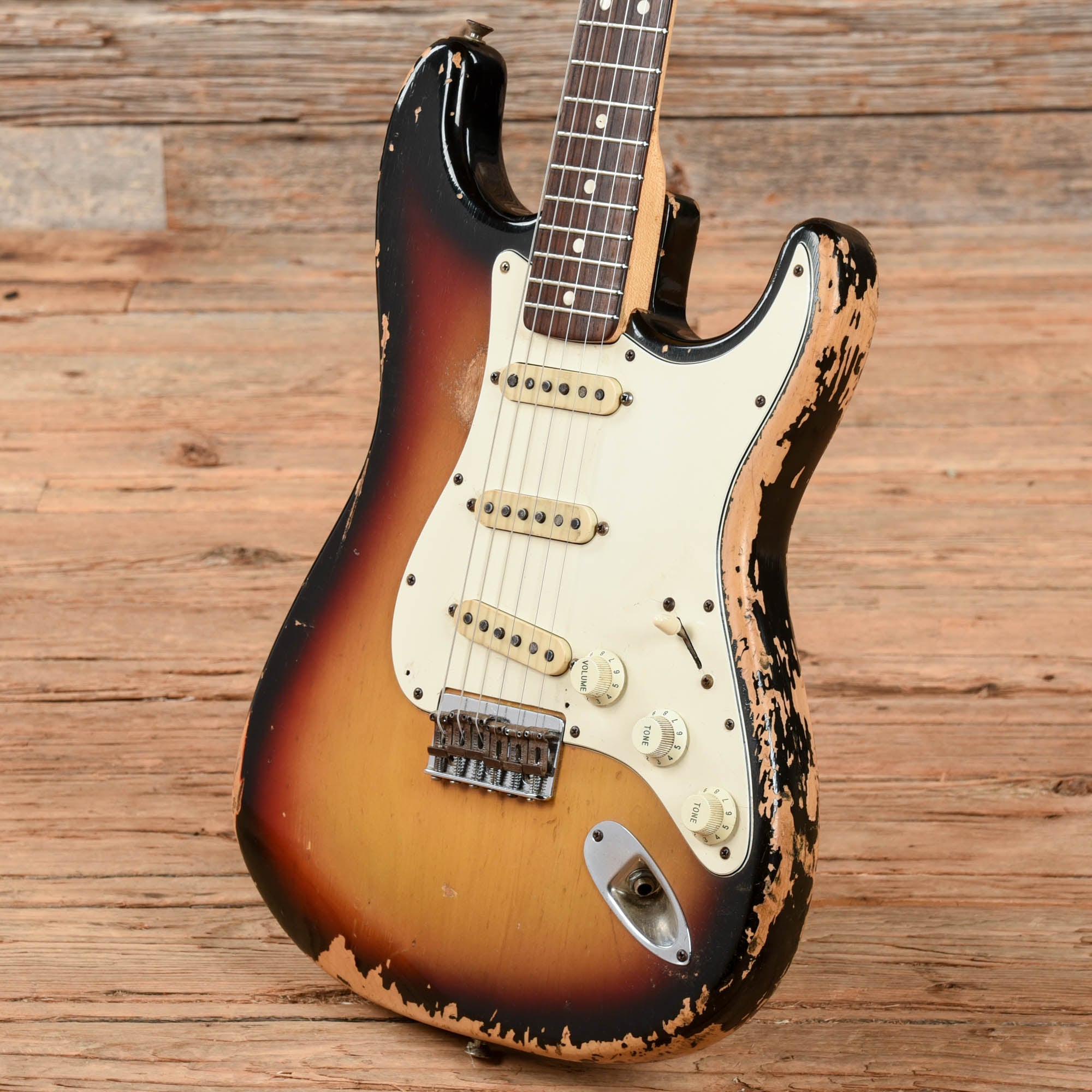 Fender Stratocaster Hardtail Sunburt 1972