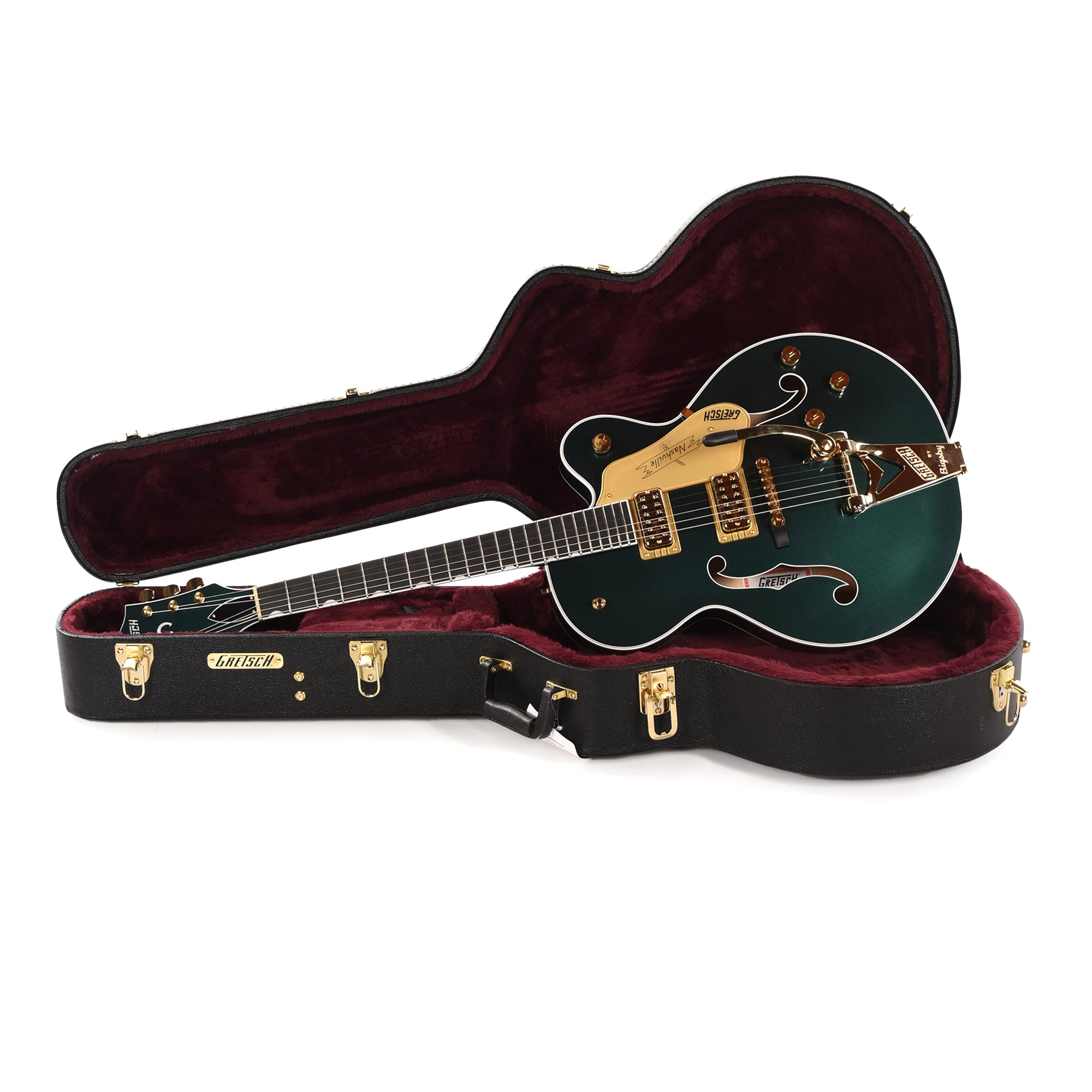 Gretsch Nashville Hollow Body with String-Thru Bigsby Cadillac Green