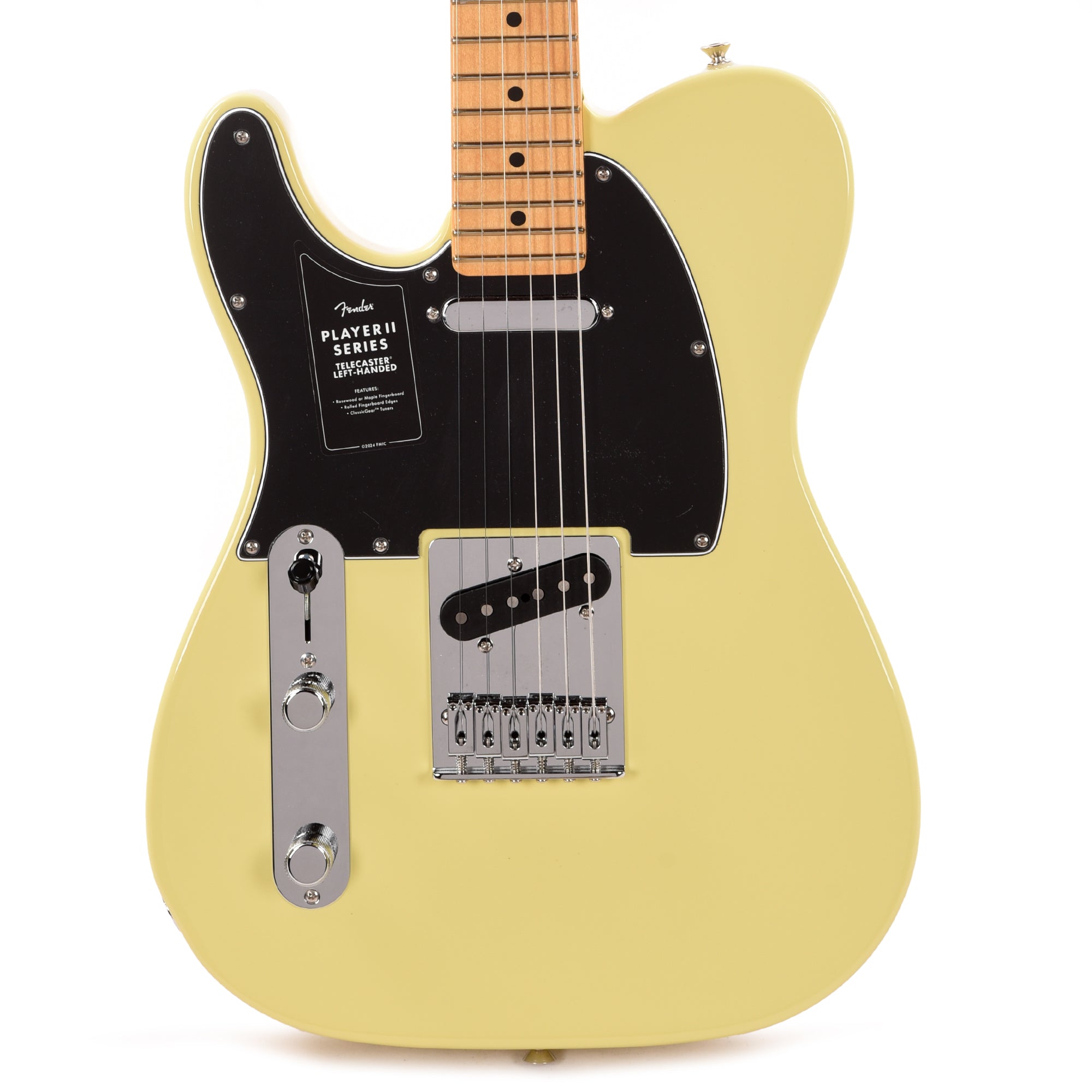 Fender Player II Telecaster Hialeah Yellow LEFTY