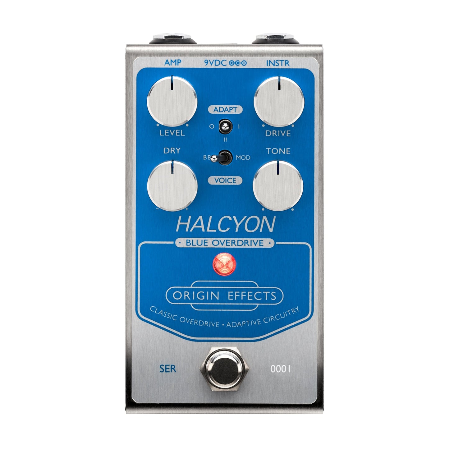 Origin Effects Halcyon Blue Overdrive Pedal