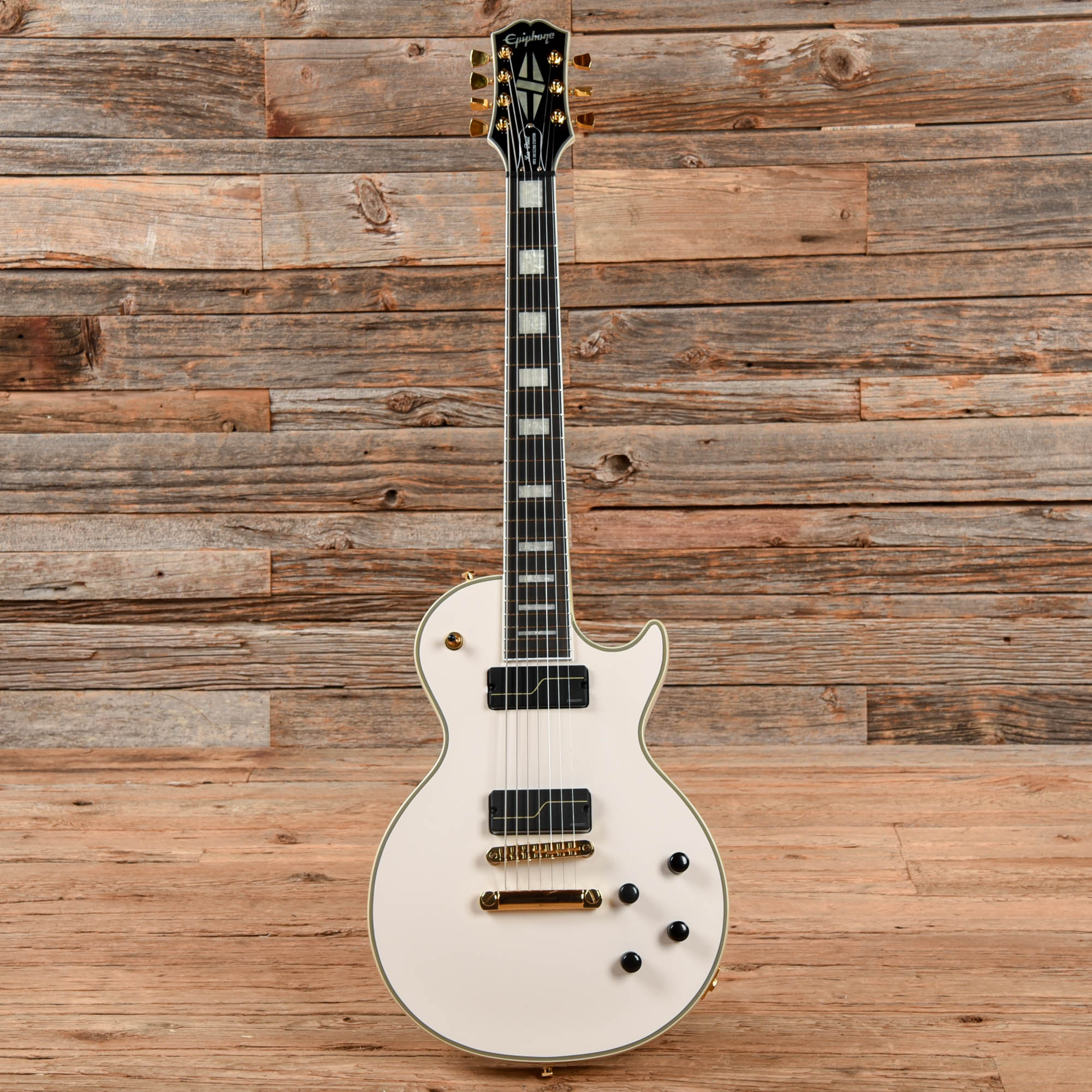 Epiphone Matt Heafy Les Paul Custom Origins 7-String Snow White 2022