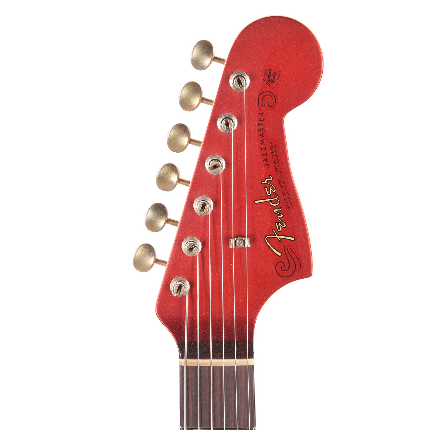 Fender Custom Shop 1962 Jazzmaster "Chicago Special" Journeyman Relic Faded/Aged Candy Apple Red w/Painted Headcap