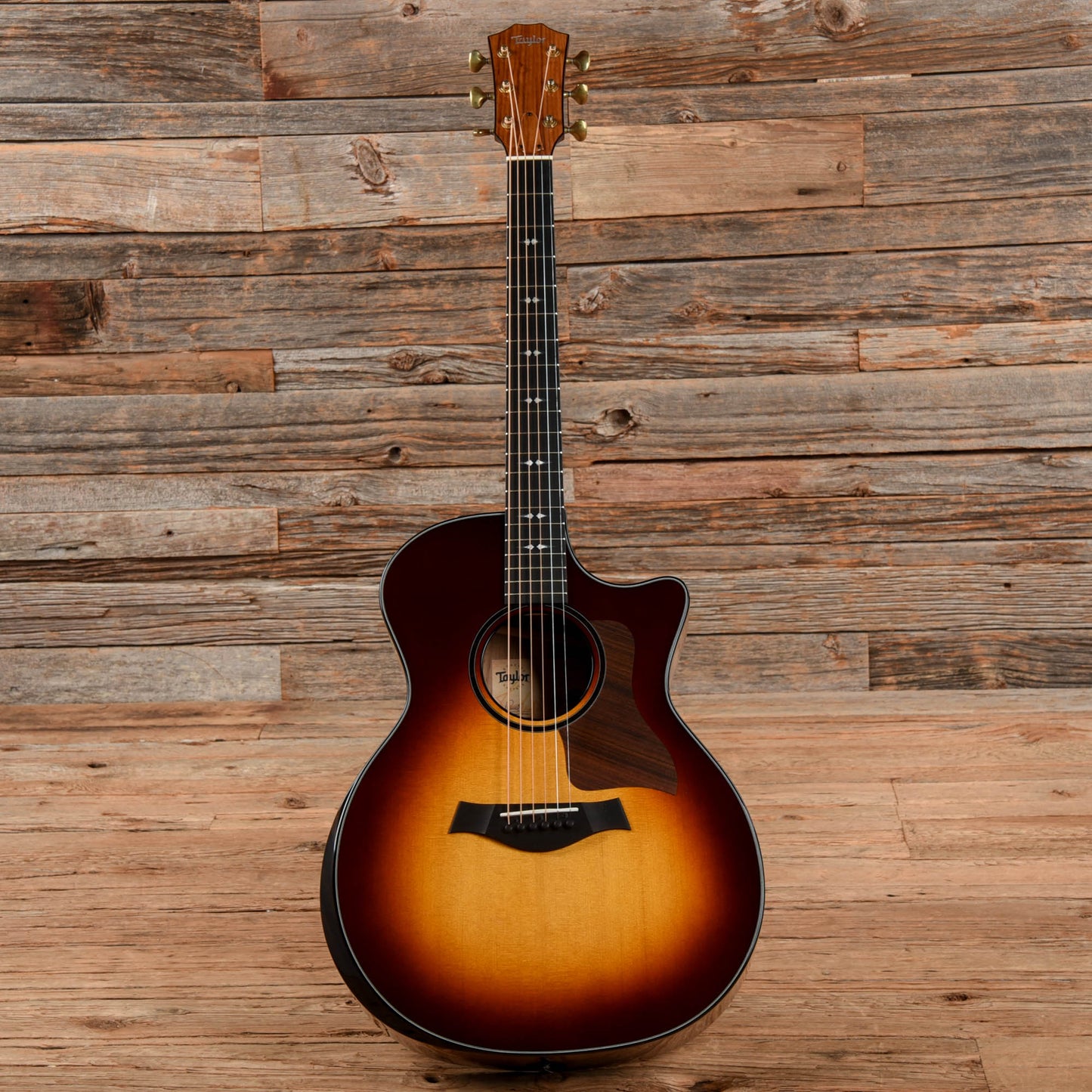 Taylor Custom Grand Auditorium Honduran Rosewood & Lutz Spruce w/Ebony Binding & Figured Mahogany Neck Tobacco Sunburst 2022