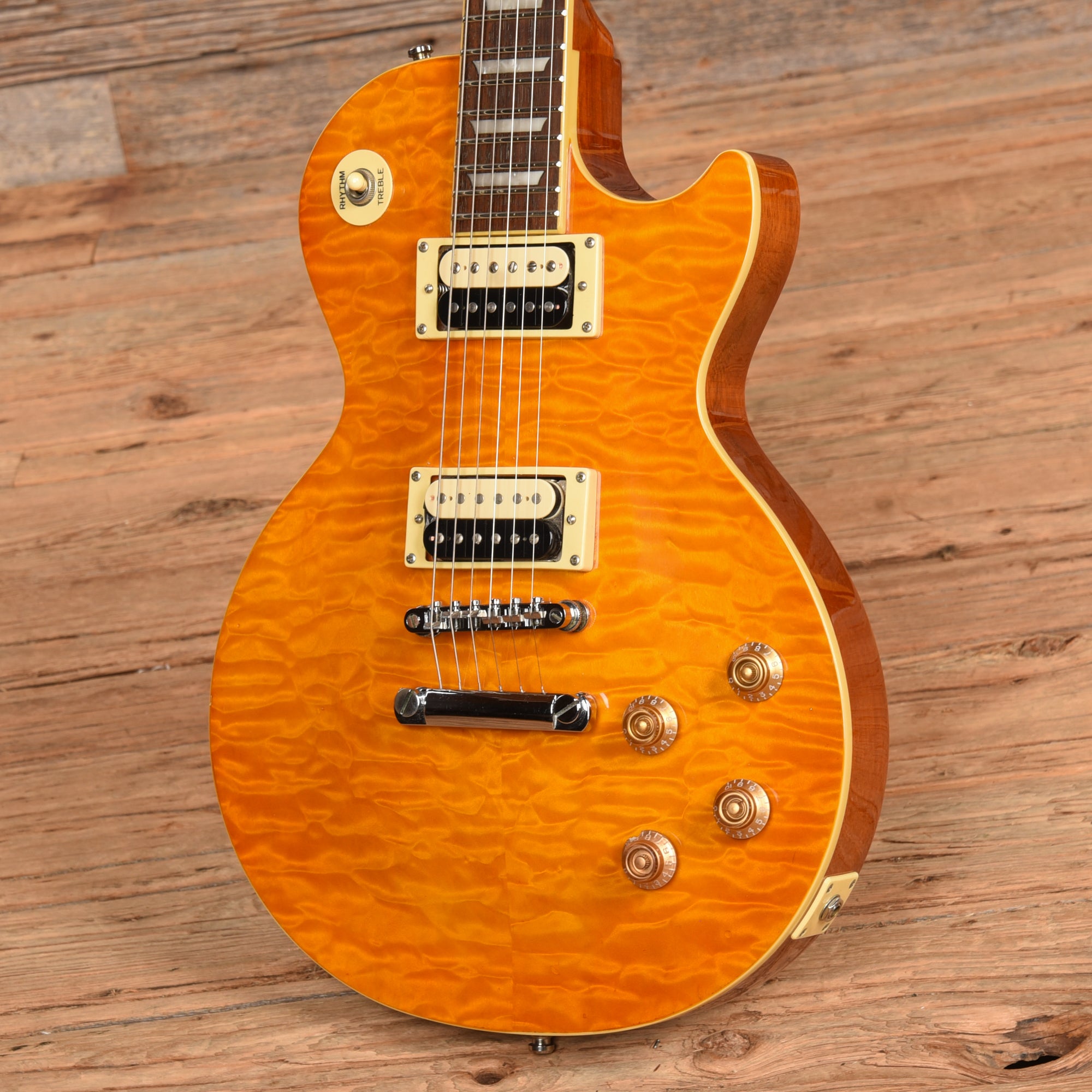 Epiphone Les Paul Classic Quilt Top Amber 2005