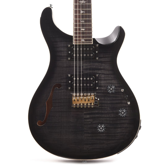 PRS SE Custom 24 Semi-Hollow Piezo Charcoal Burst