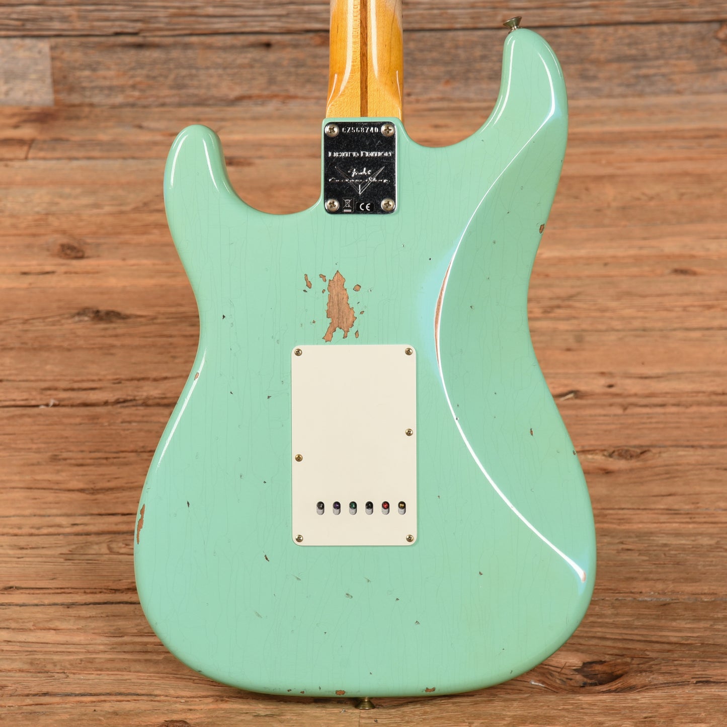 Fender Custom Shop Tomatillo Stratocaster Relic Super Faded Aged Surf Green 2023