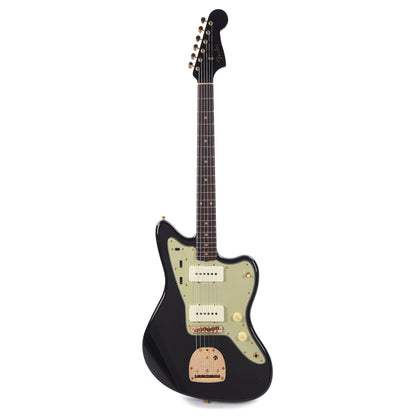 Fender Custom Shop 1962 Jazzmaster "Chicago Special" Journeyman Relic Aged Black w/Painted Headcap & Gold Hardware