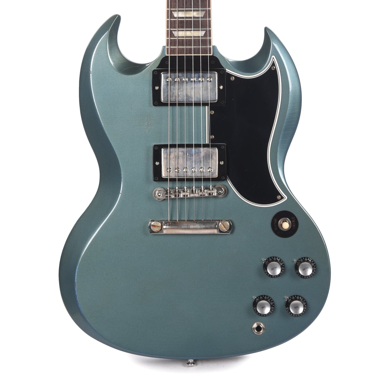 Gibson Custom Shop Murphy Lab 1961 Les Paul SG Standard "CME Spec" Ultra Light Aged Heavy Antique Pelham Blue w/Stop Bar & Grovers