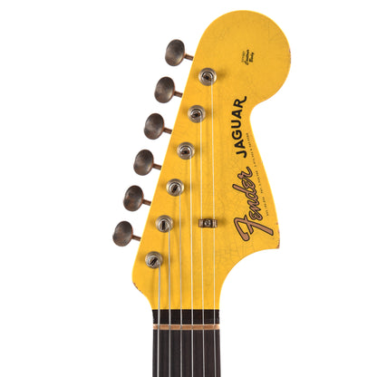 Fender Custom Shop 1962 Jaguar Heavy Relic Super Aged Graffiti Yellow Over 3-Color Sunburst