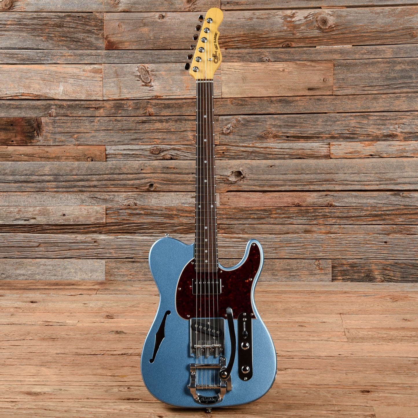 G&L Tribute Series ASAT Classic Bluesboy Semi-Hollow Blue 2021