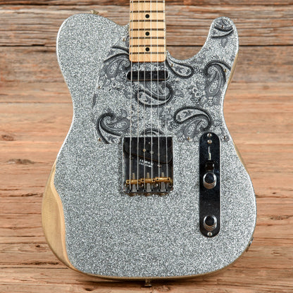 Fender Brad Paisley Road Worn Telecaster Silver Sparkle 2023