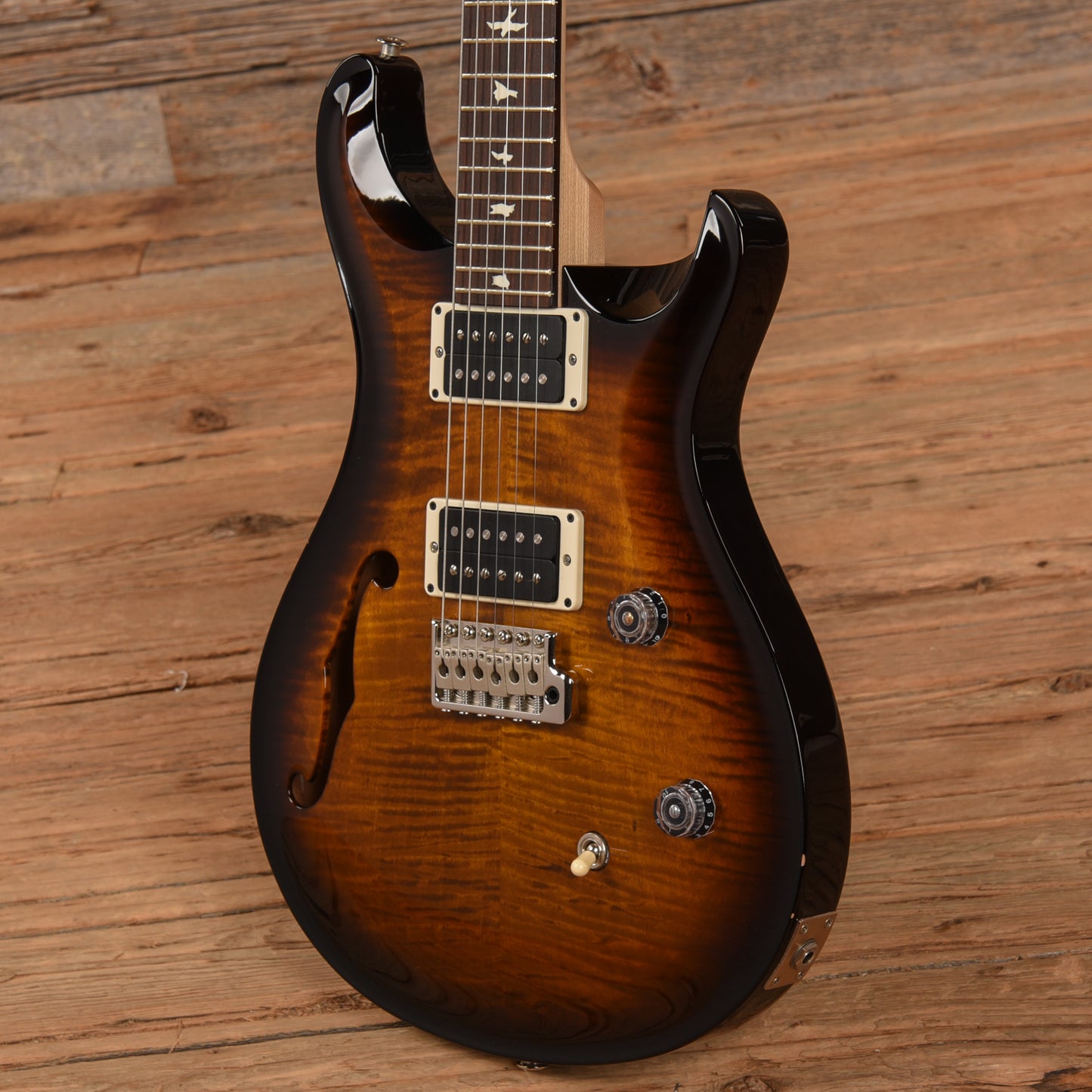 PRS CE 24 Semi-Hollow Black Amber