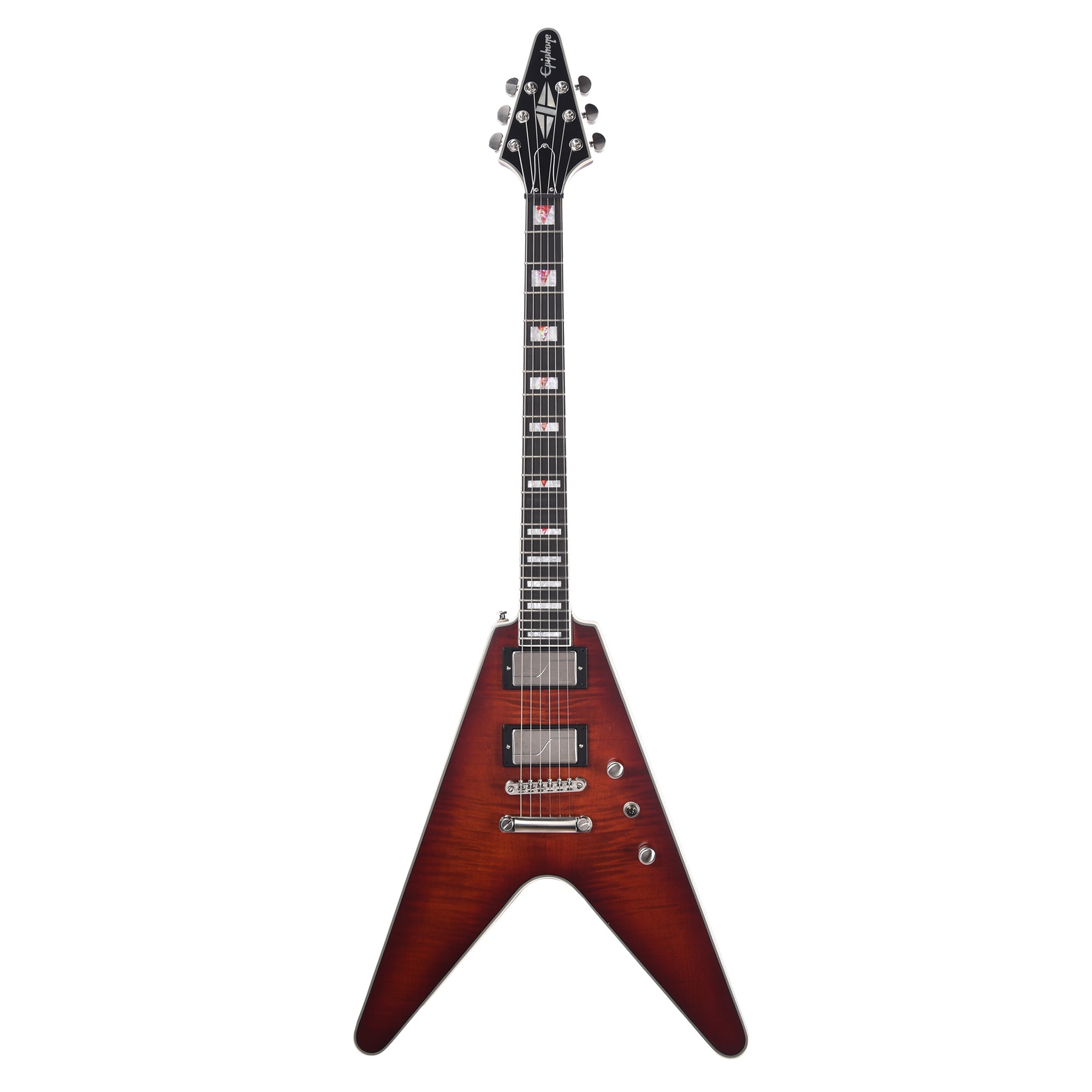 Epiphone Original Flying V Prophecy Aged Bengal Tiger Burst