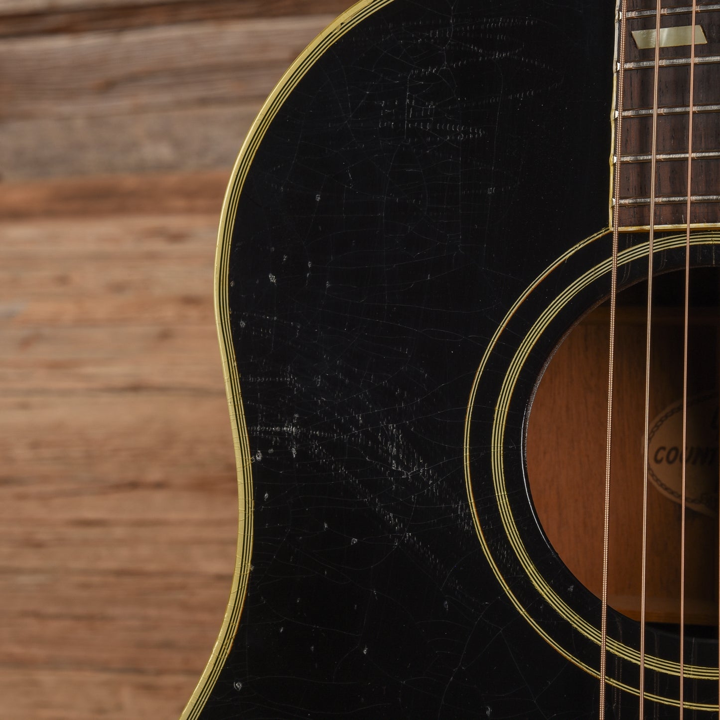 Gibson Country Western Black Refin 1959