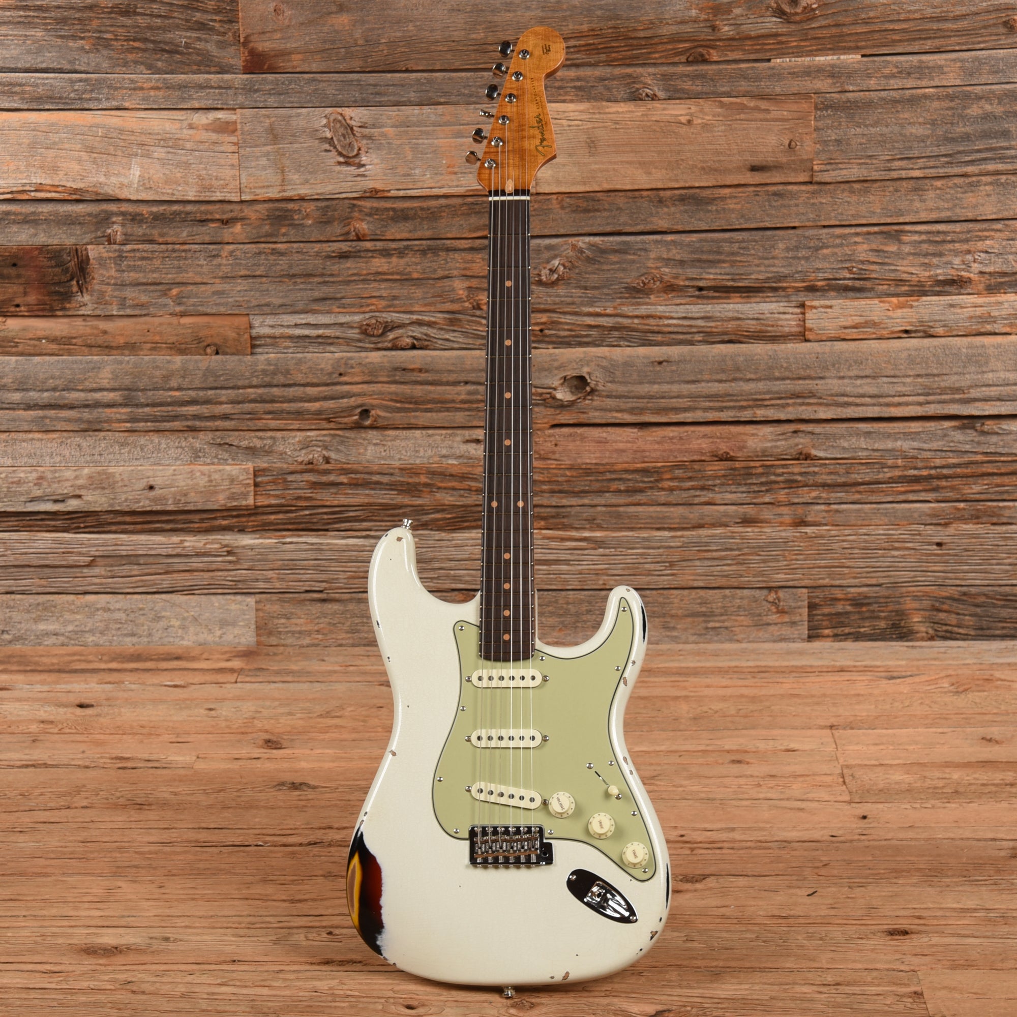 Fender SW GT11 60 Stratocaster Relic Olympic White 2024