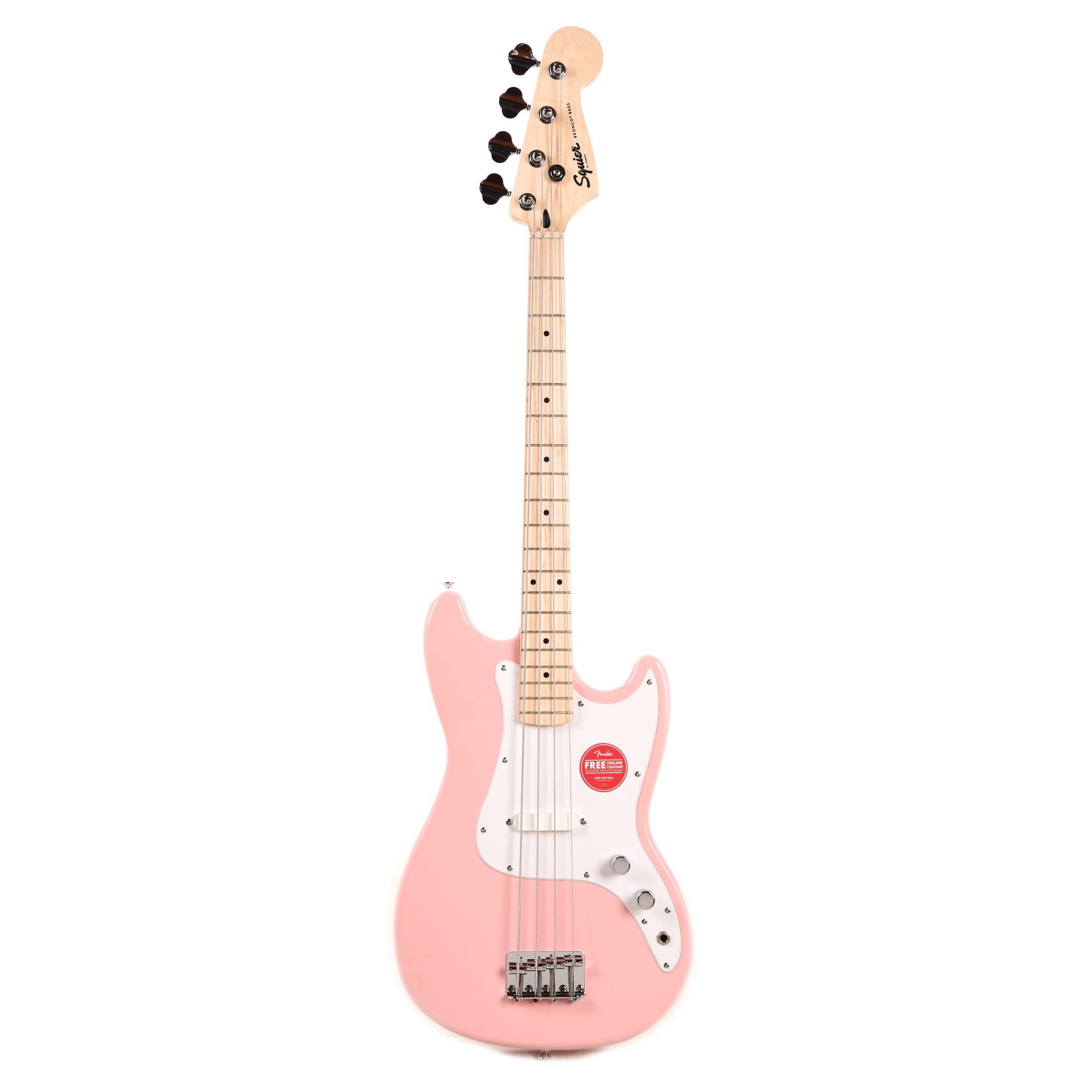 Squier Sonic Bronco Bass Shell Pink