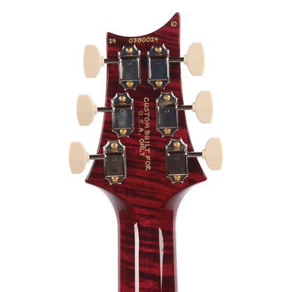 PRS Wood Library McCarty 594 10-Top Flame Red Tiger w/Figured Stained Maple Neck & Brazilian Rosewood Fingerboard