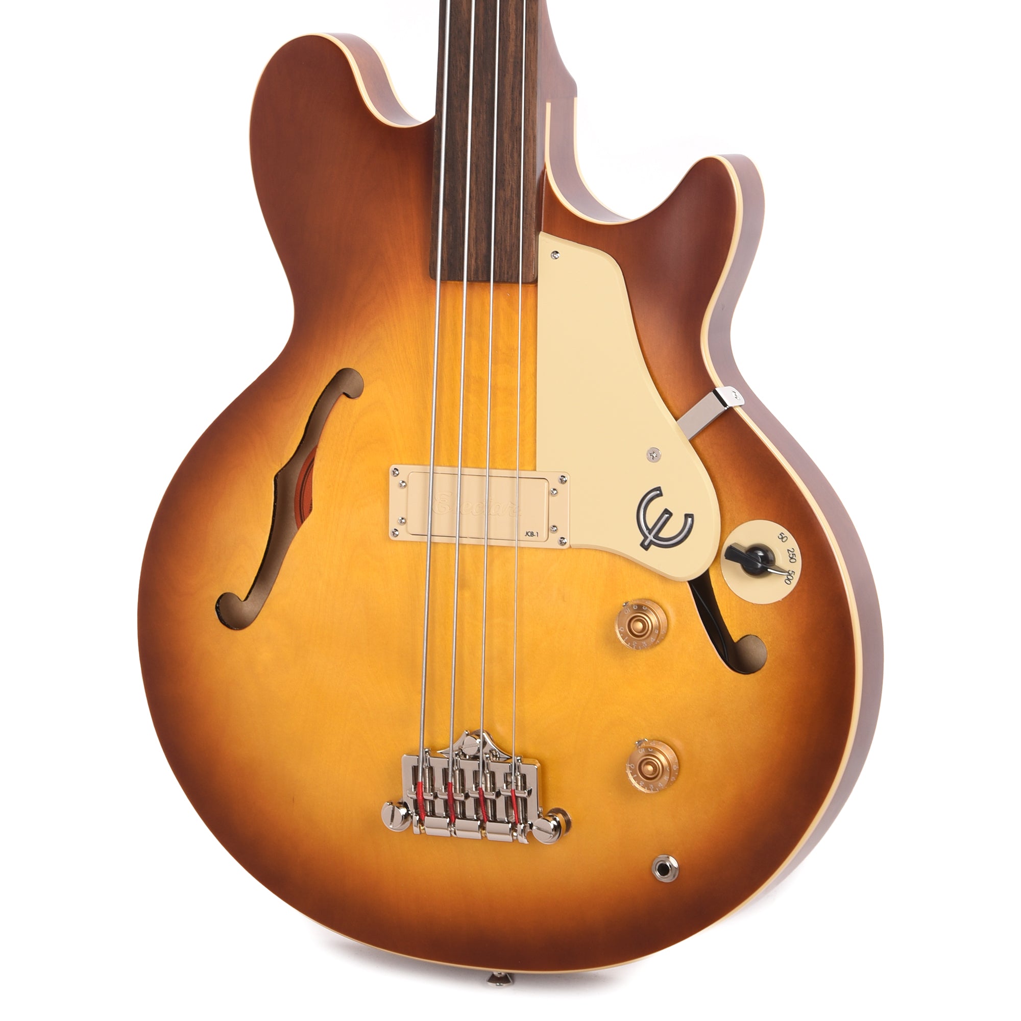 Epiphone Artist Jack Casady Fretless Bass Aged Royal Tan