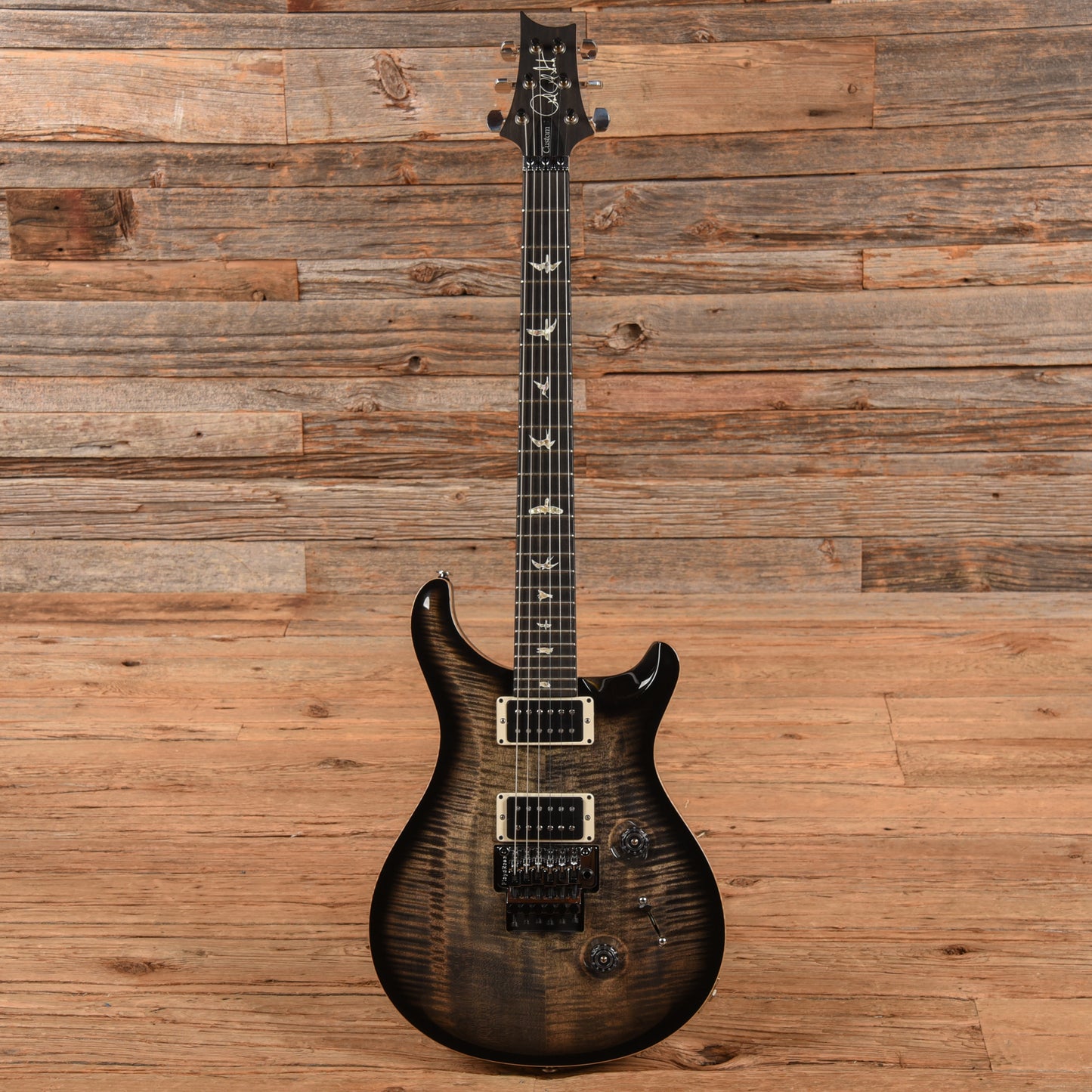 PRS Custom 24 Floyd Rose Charcoal Burst 2014