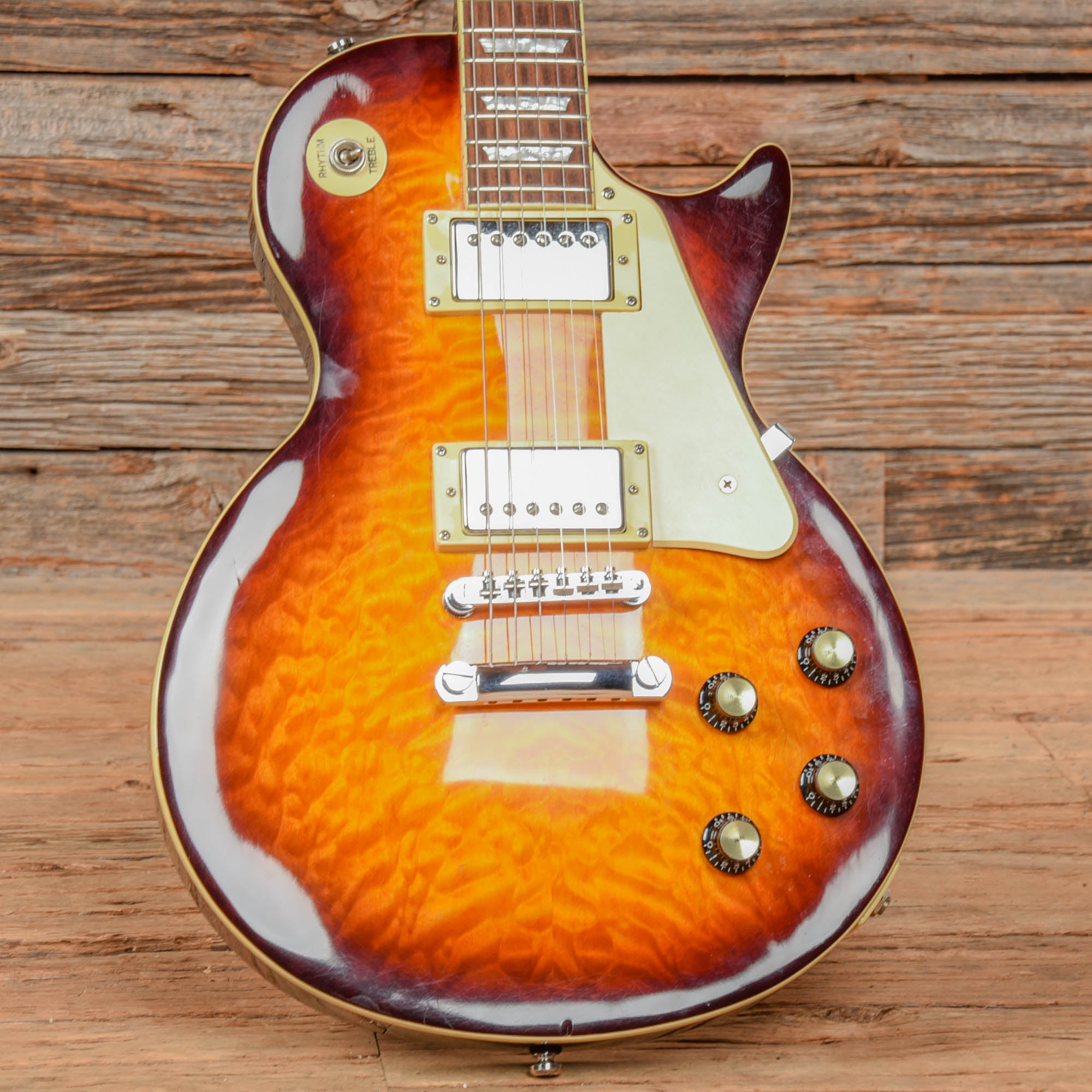 Epiphone Les Paul Classic Quilt Top Sunburst 2003