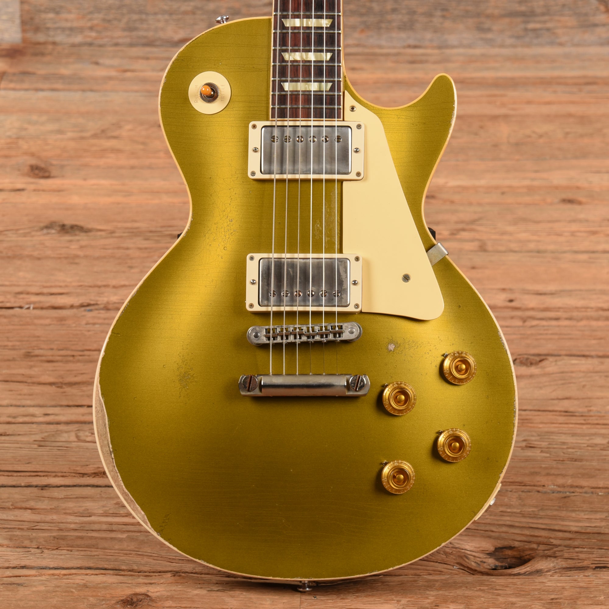 Gibson Custom Murphy Lab 57 Les Paul Goldtop Super Heavy Relic Goldtop