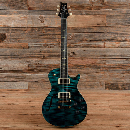 PRS Wood Library McCarty 594 Singlecut Semi-Hollow Flame Blue Green Top/Back w/Ebony Fingerboard & Rosewood Neck 2022