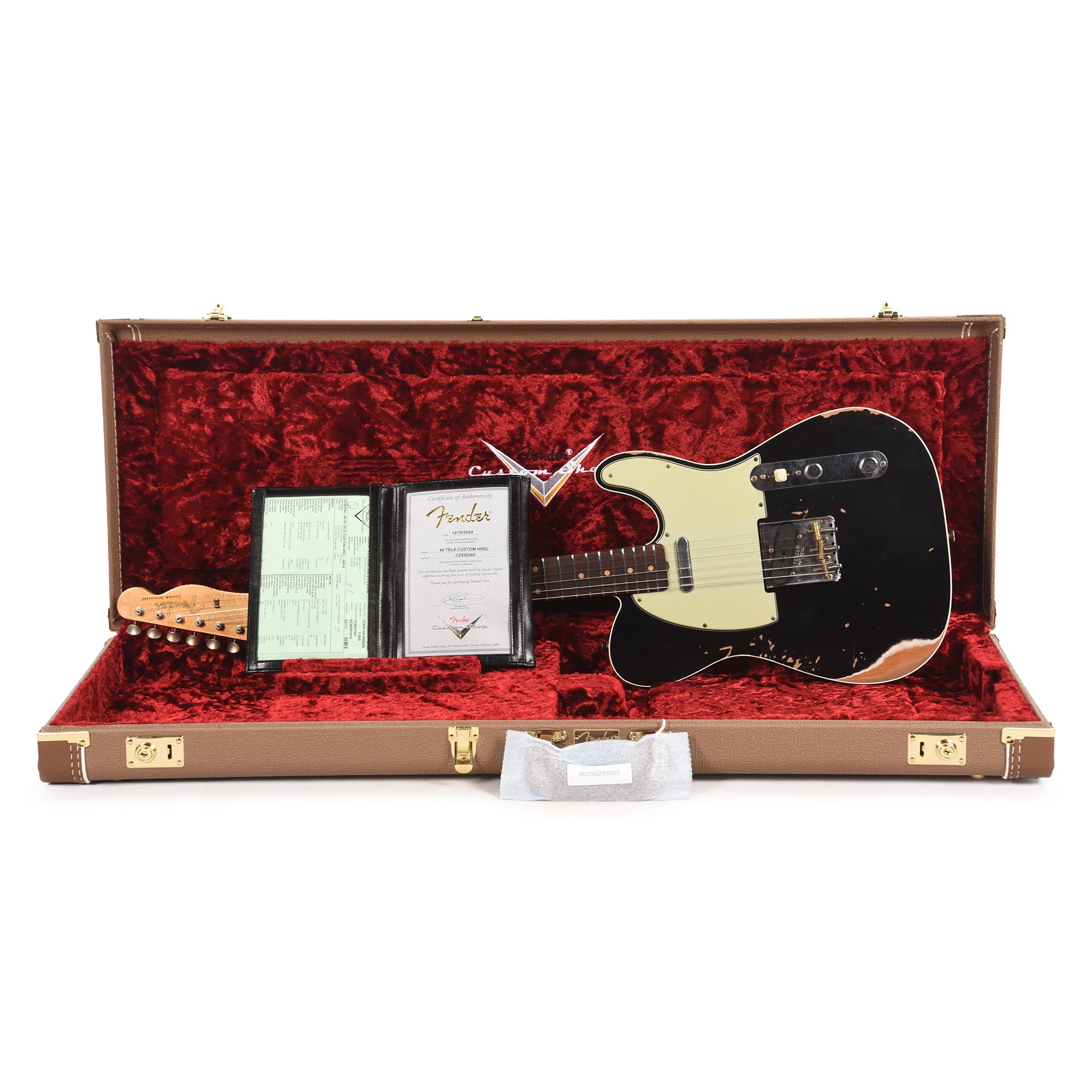 Fender Custom Shop 1960 Telecaster Custom Heavy Relic Aged Black