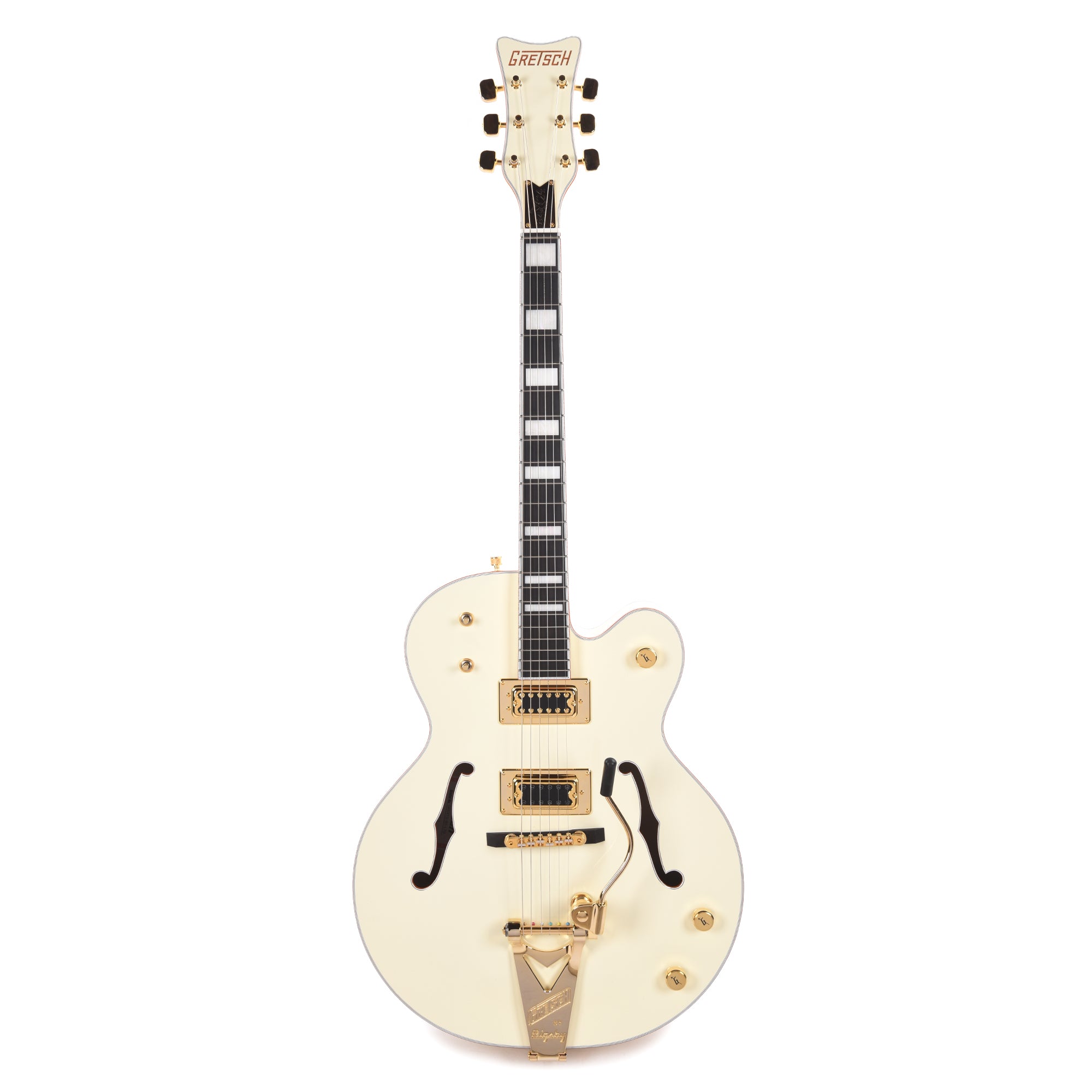 Gretsch G8424T Billy Duffy Signature Falcon LTD Hollow Body with Bigsby Vintage White Lacquer