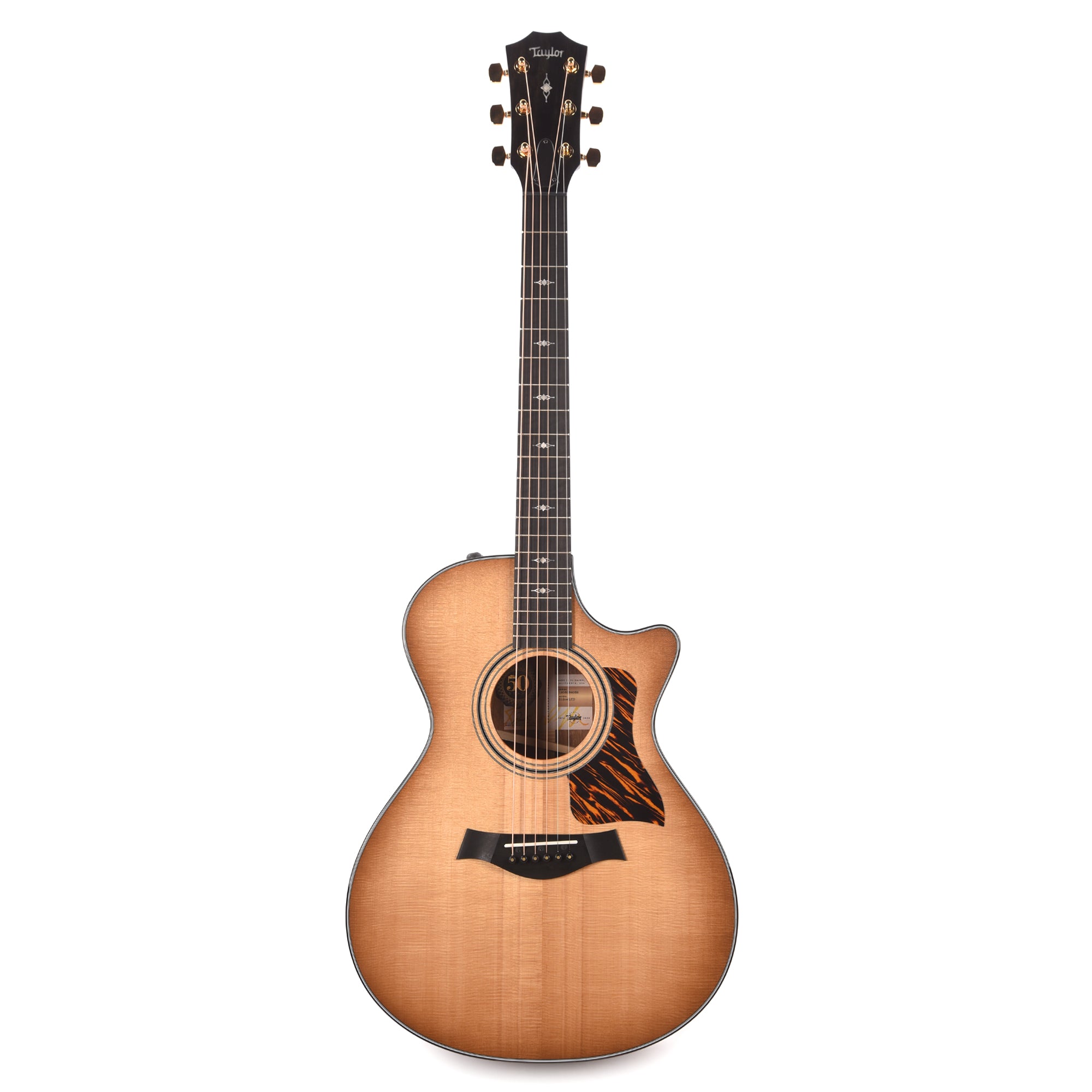 Taylor 50th Anniversary Limited 312ce Grand Concert Torrefied Sitka/Sapele Shaded Edgeburst ES2