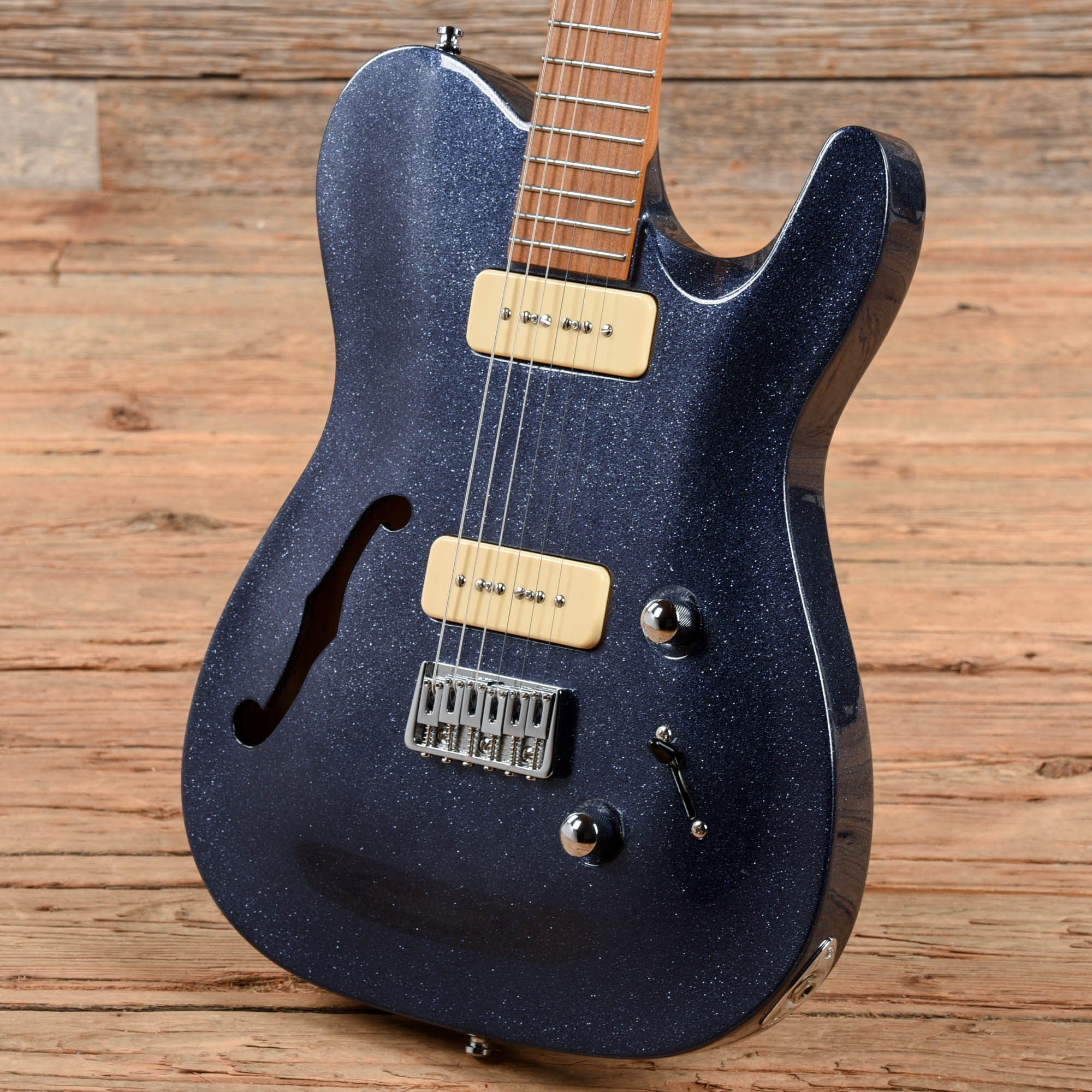 Chapman ML3 Pro Traditional Semi-Hollow Dark Blue Sparkle