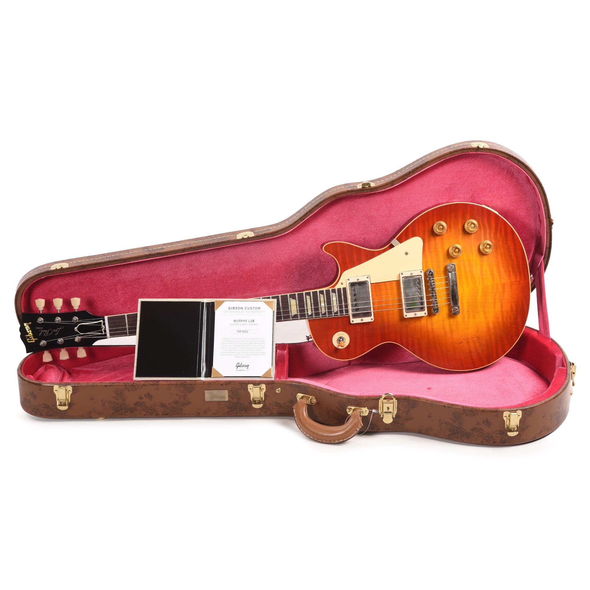 Gibson Custom Shop Murphy Lab 1959 Les Paul Standard Reissue Sunrise Teaburst Ultra Light Aged