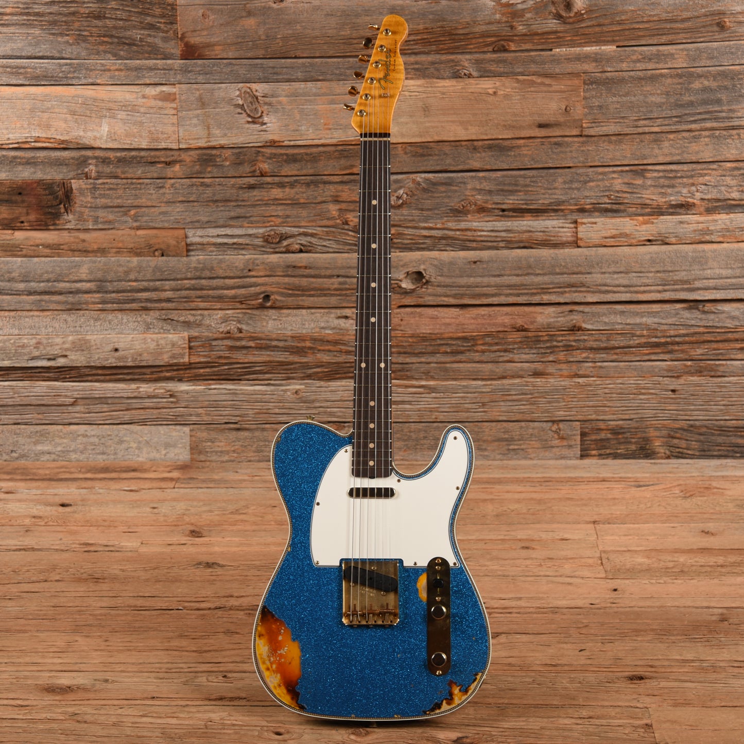 Fender Custom Shop Wildwood 10 59 Telecaster Relic Blue Sparkle 2022