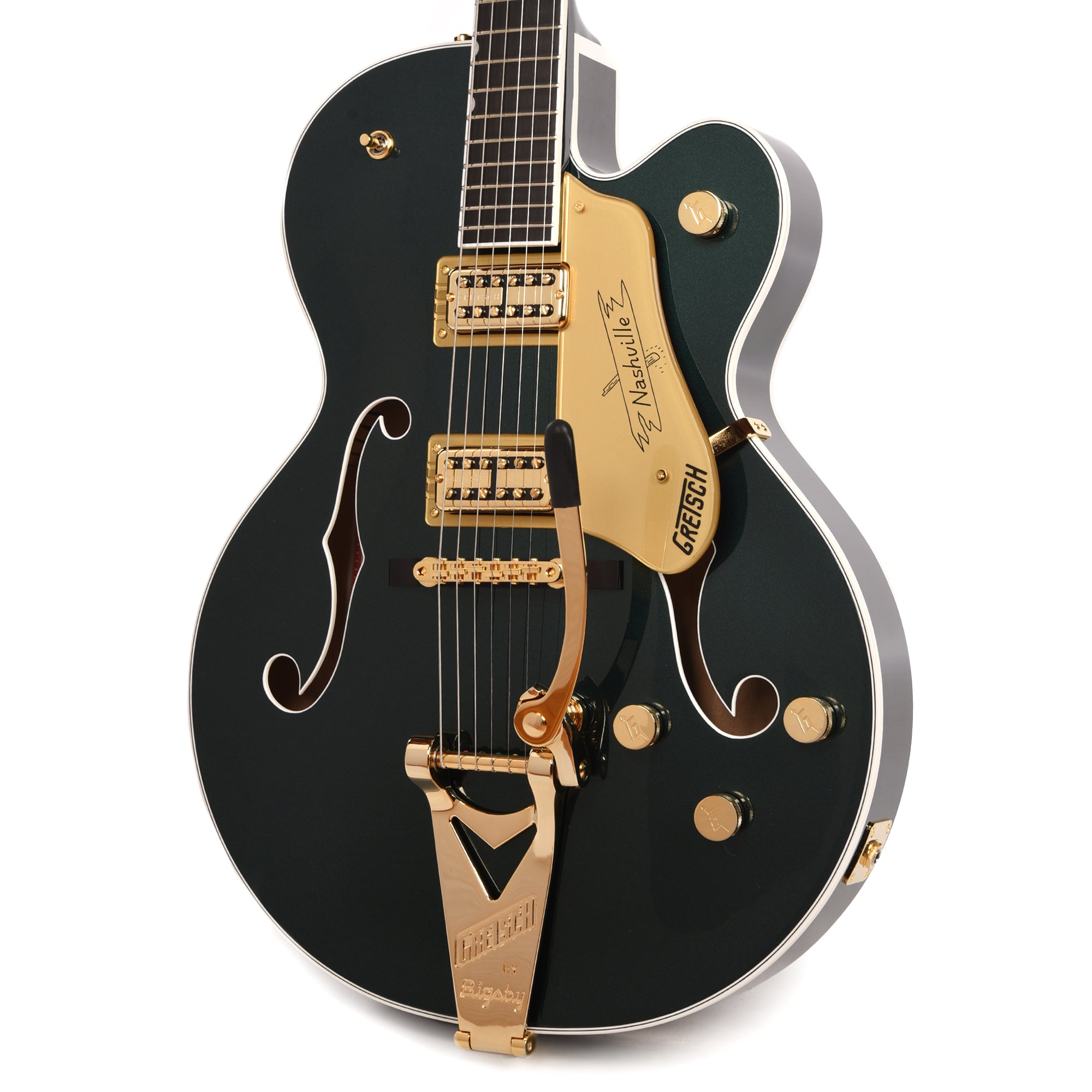 Gretsch Nashville Hollow Body with String-Thru Bigsby Cadillac Green