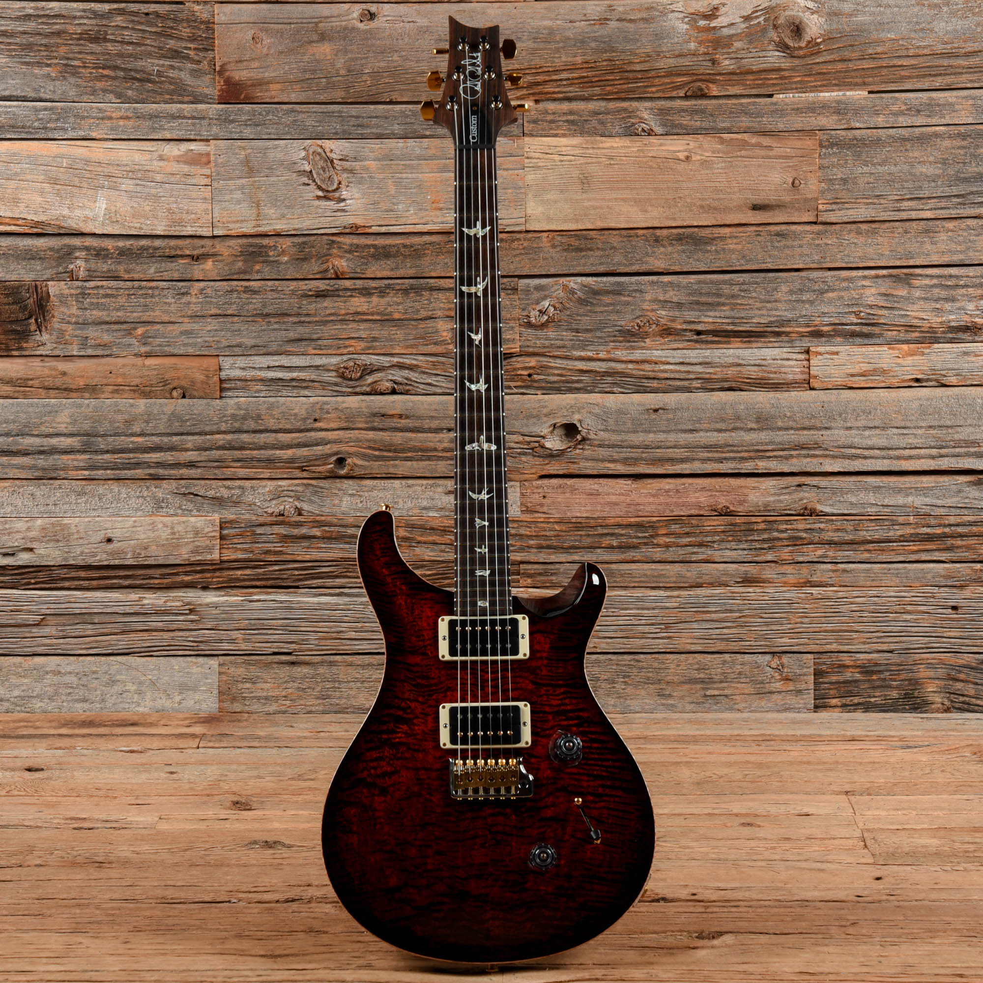 PRS Custom 24 10-Top Fire Red 2022