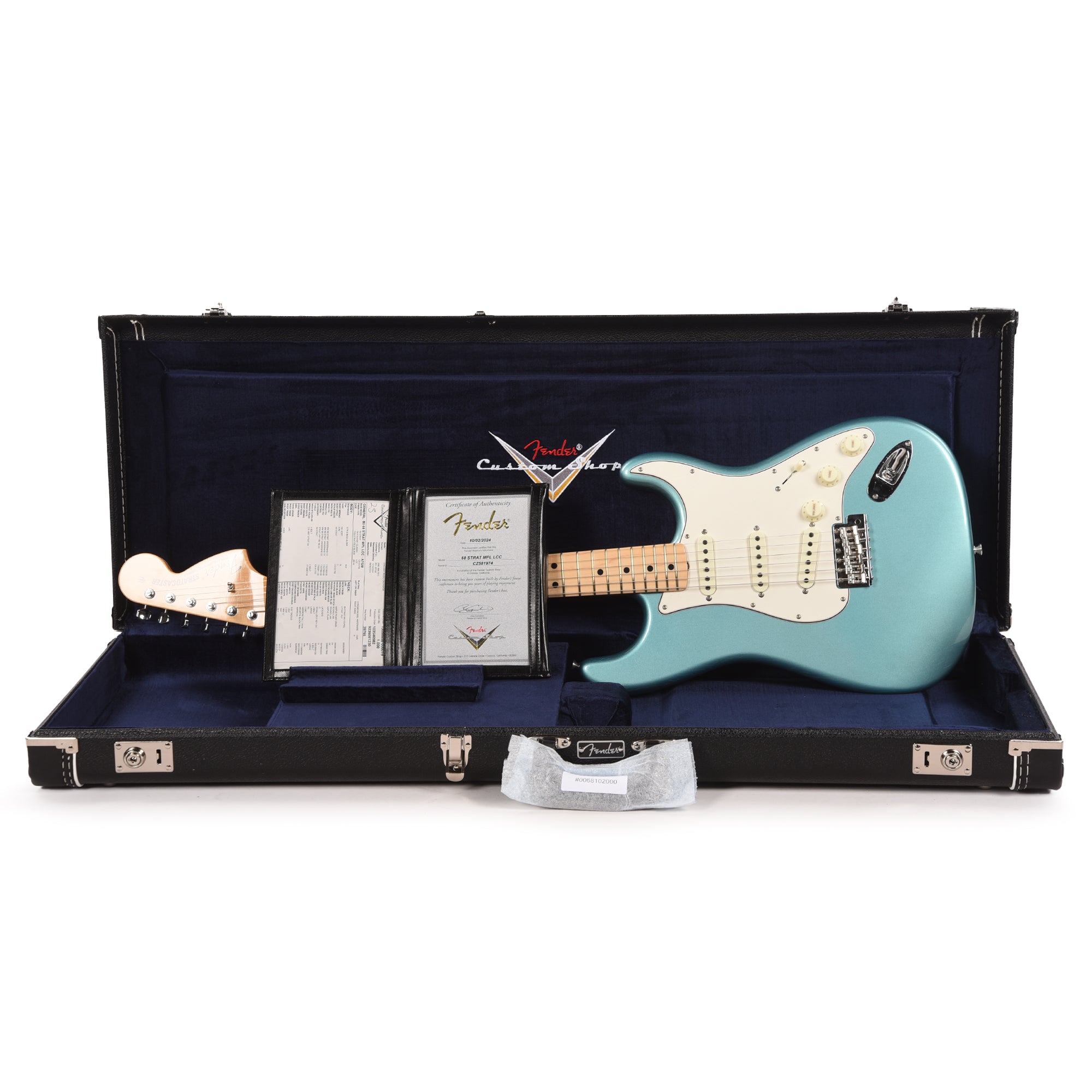 Fender Custom Shop '68 Stratocaster Deluxe Closet Classic Aged Teal Green Metallic