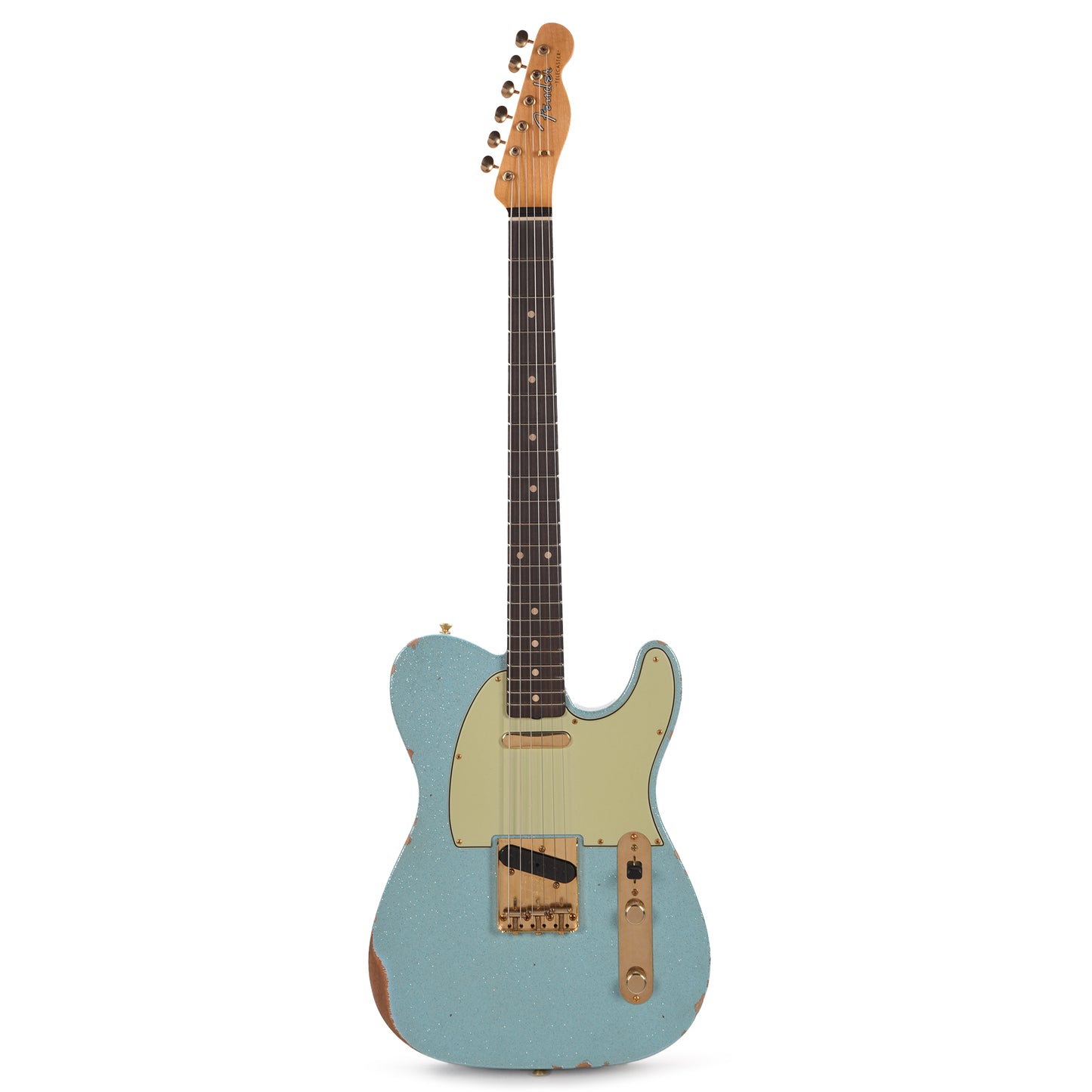 Fender Custom Shop 1961 Telecaster "Chicago Special" Relic Aged Daphne Blue Sparkle w/Gold Hardware