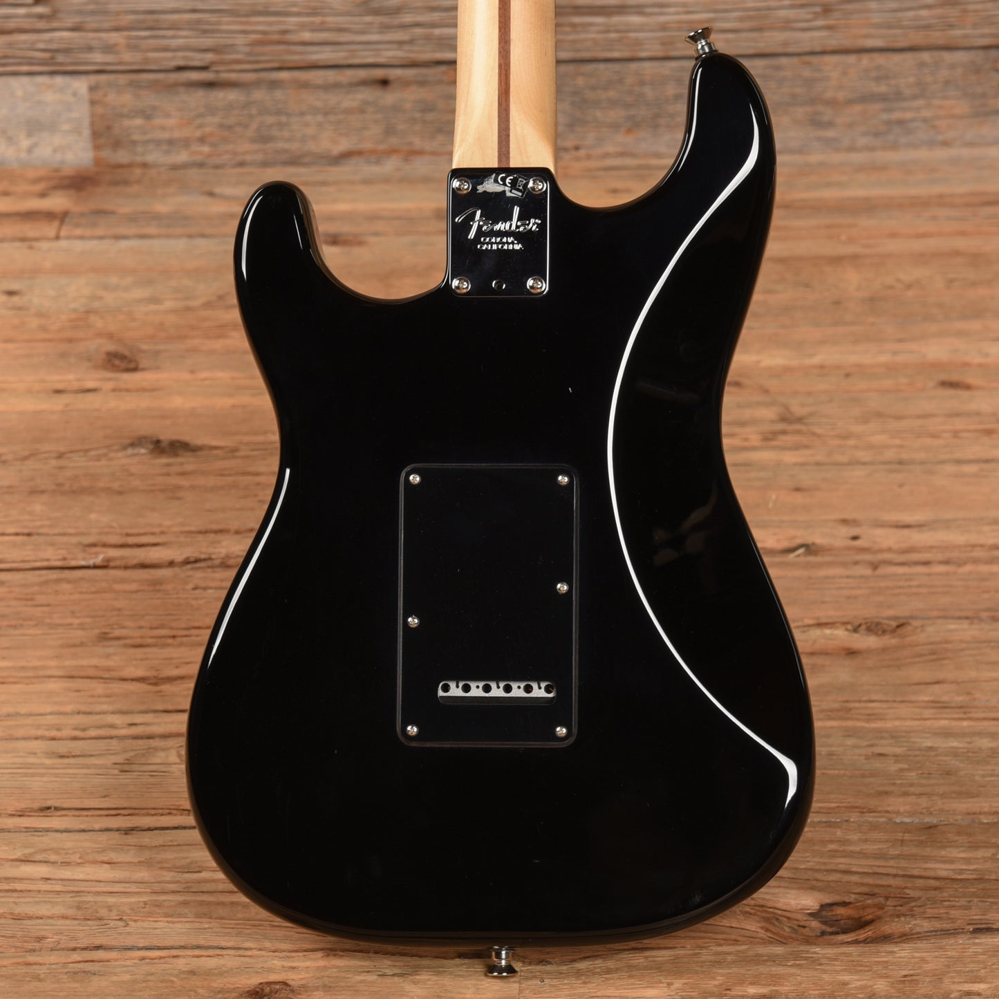 Fender American QMT Stratocaster with Pale Moon Ebony Fretboard Transparent Black 2019