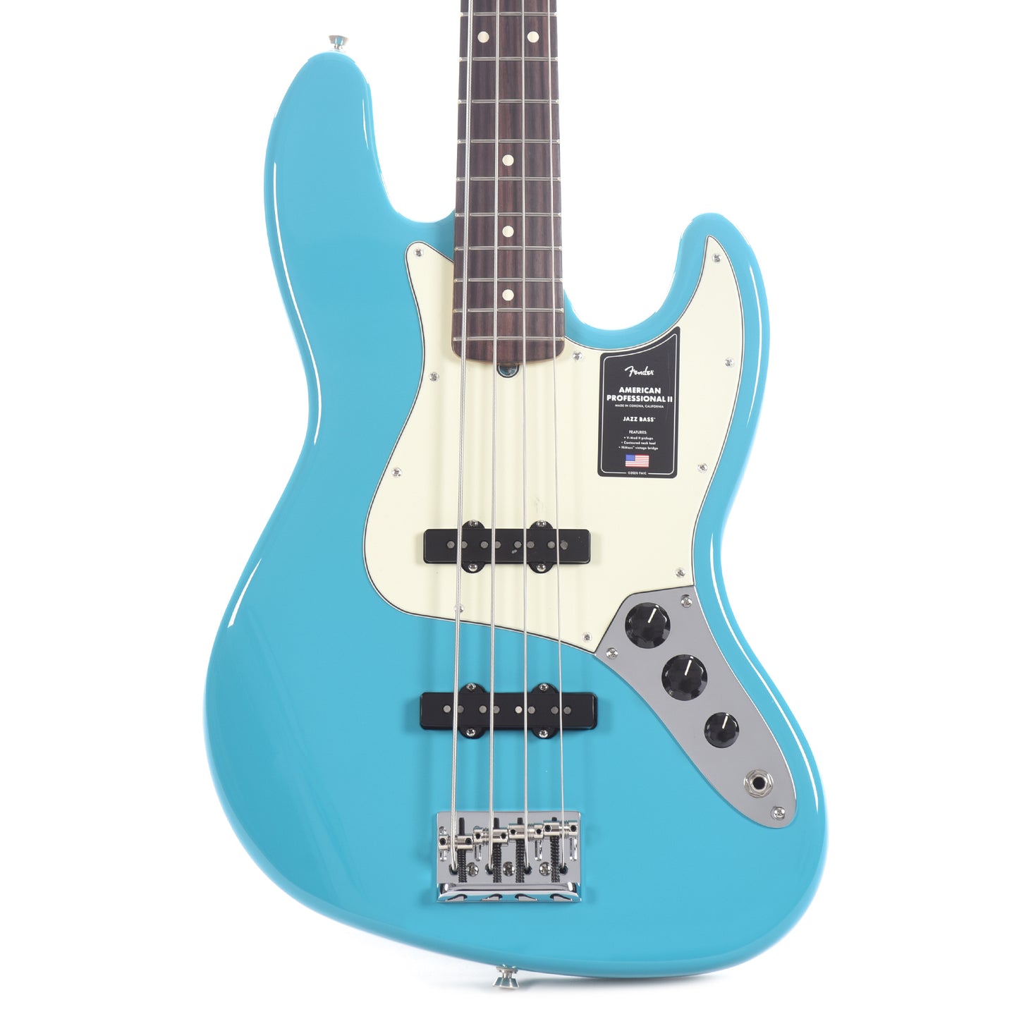 Fender American Professional II Jazz Bass Miami Blue