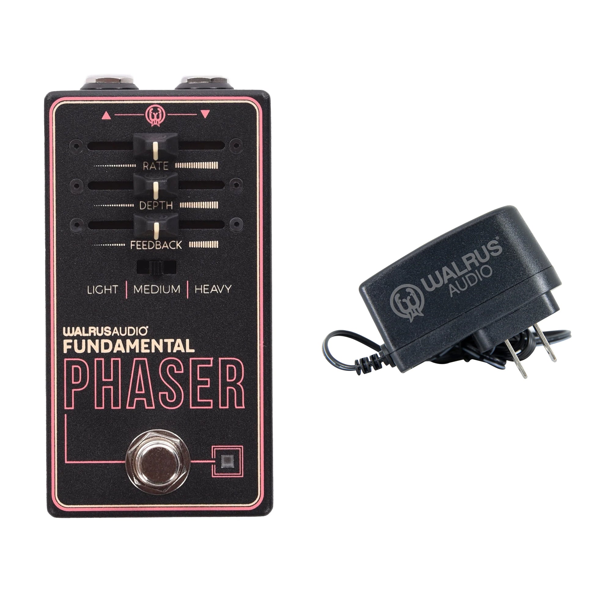 Walrus Fundamental Series Phaser Pedal and Finch Power Supply Bundle