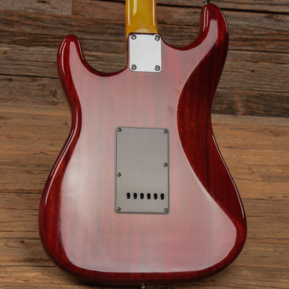 Fender Modern Player Stratocaster Crimson Red Transparent 2013